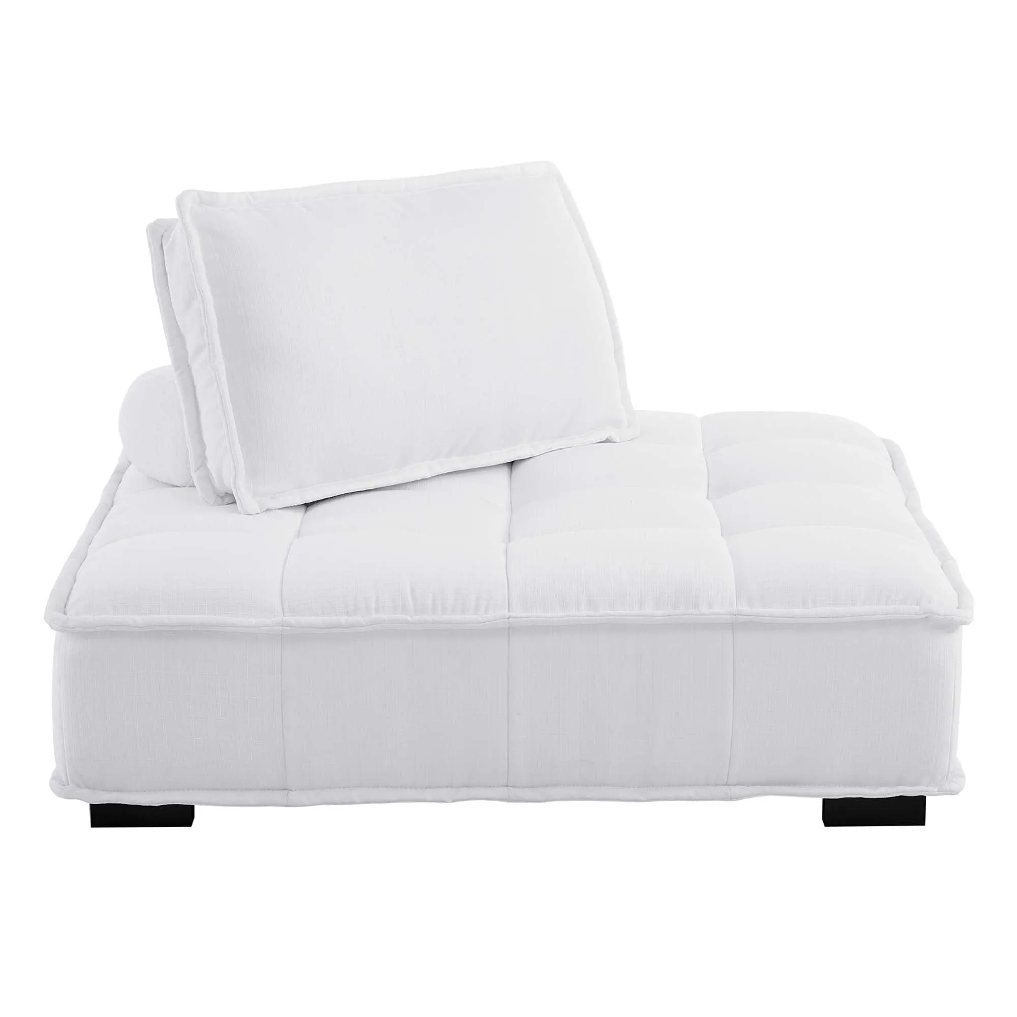 Saunter Tufted Fabric Armless Chair by Modway