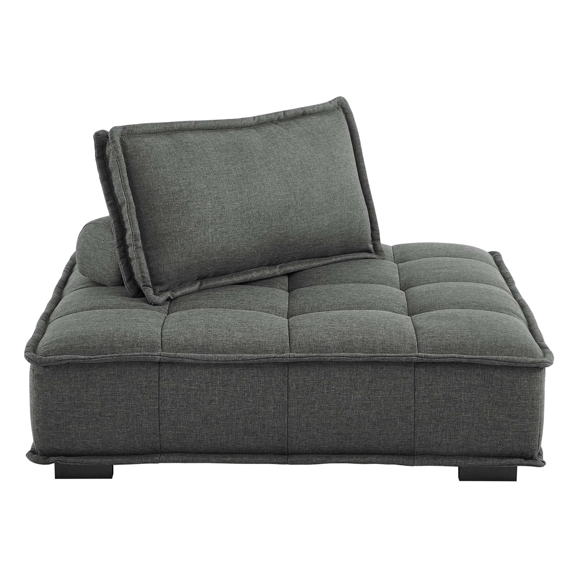 Saunter Tufted Fabric Armless Chair by Modway