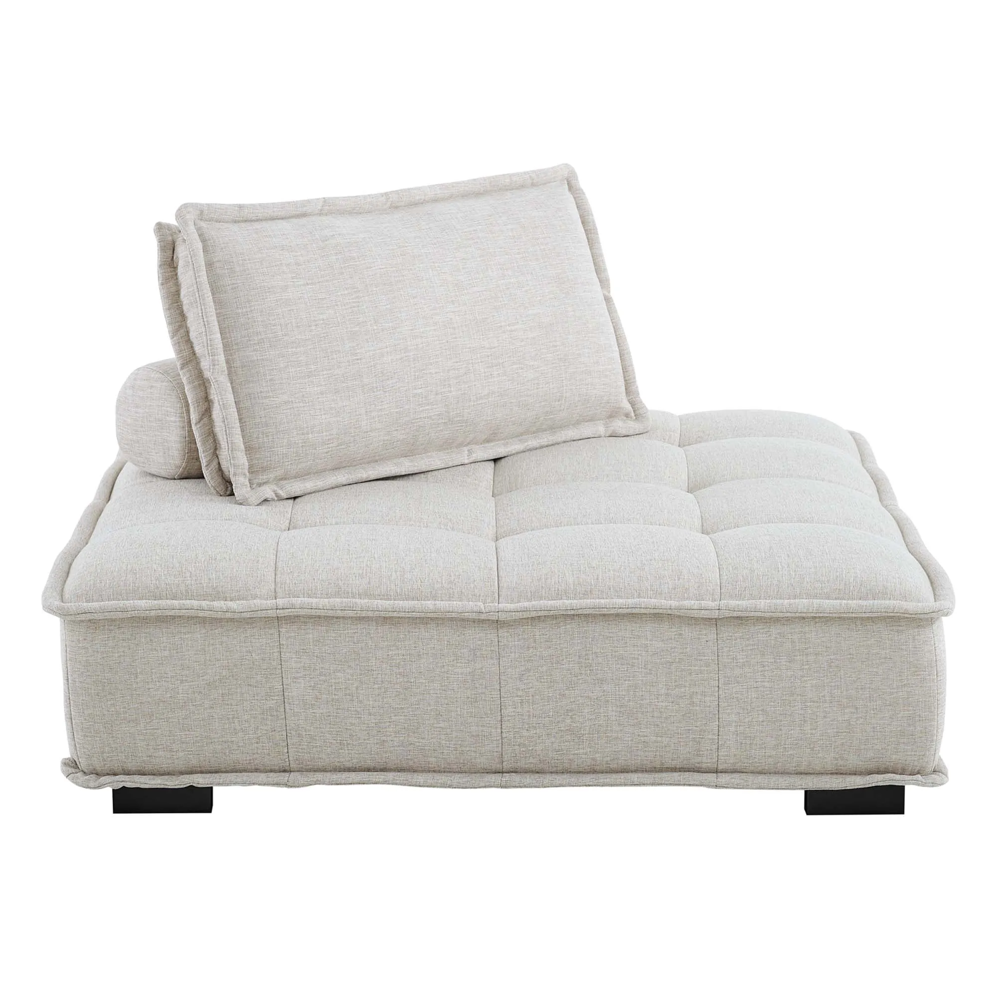 Saunter Tufted Fabric Armless Chair by Modway