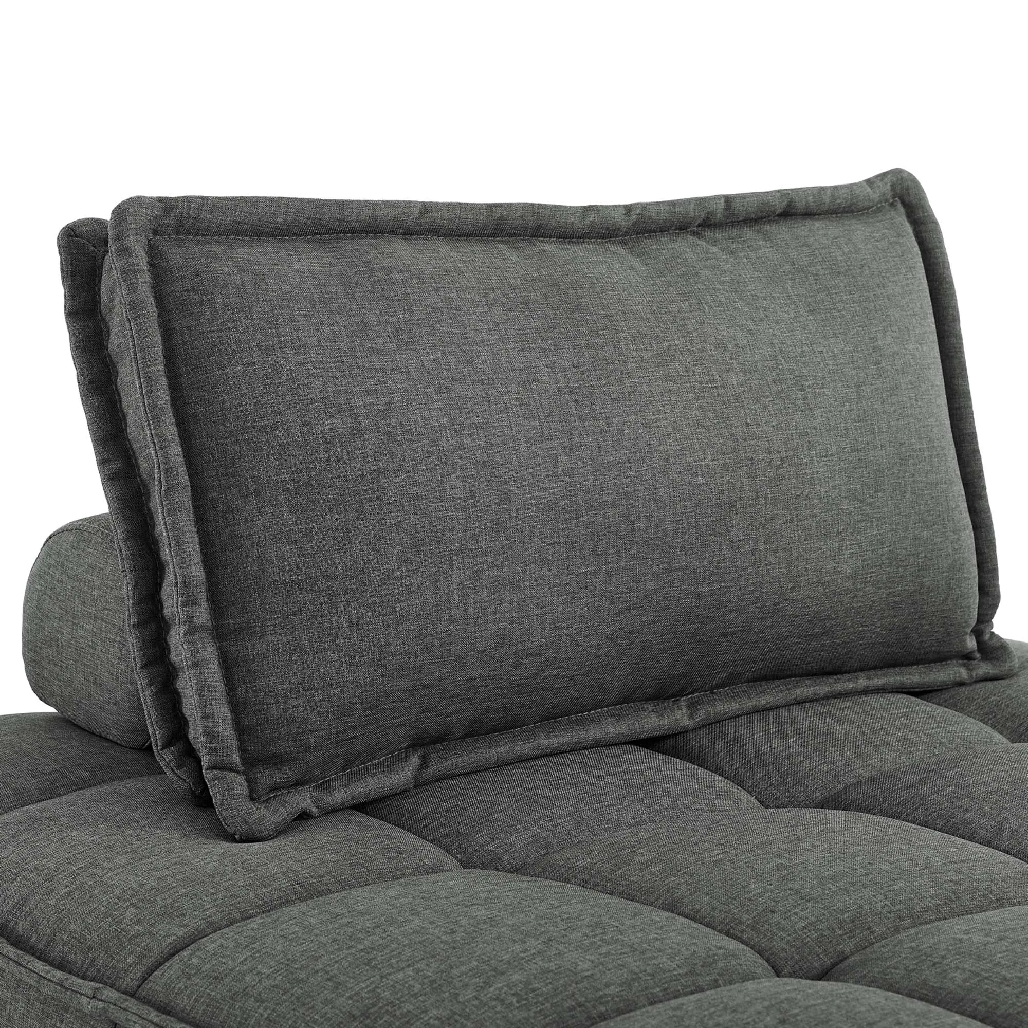 Saunter Tufted Fabric Armless Chair by Modway