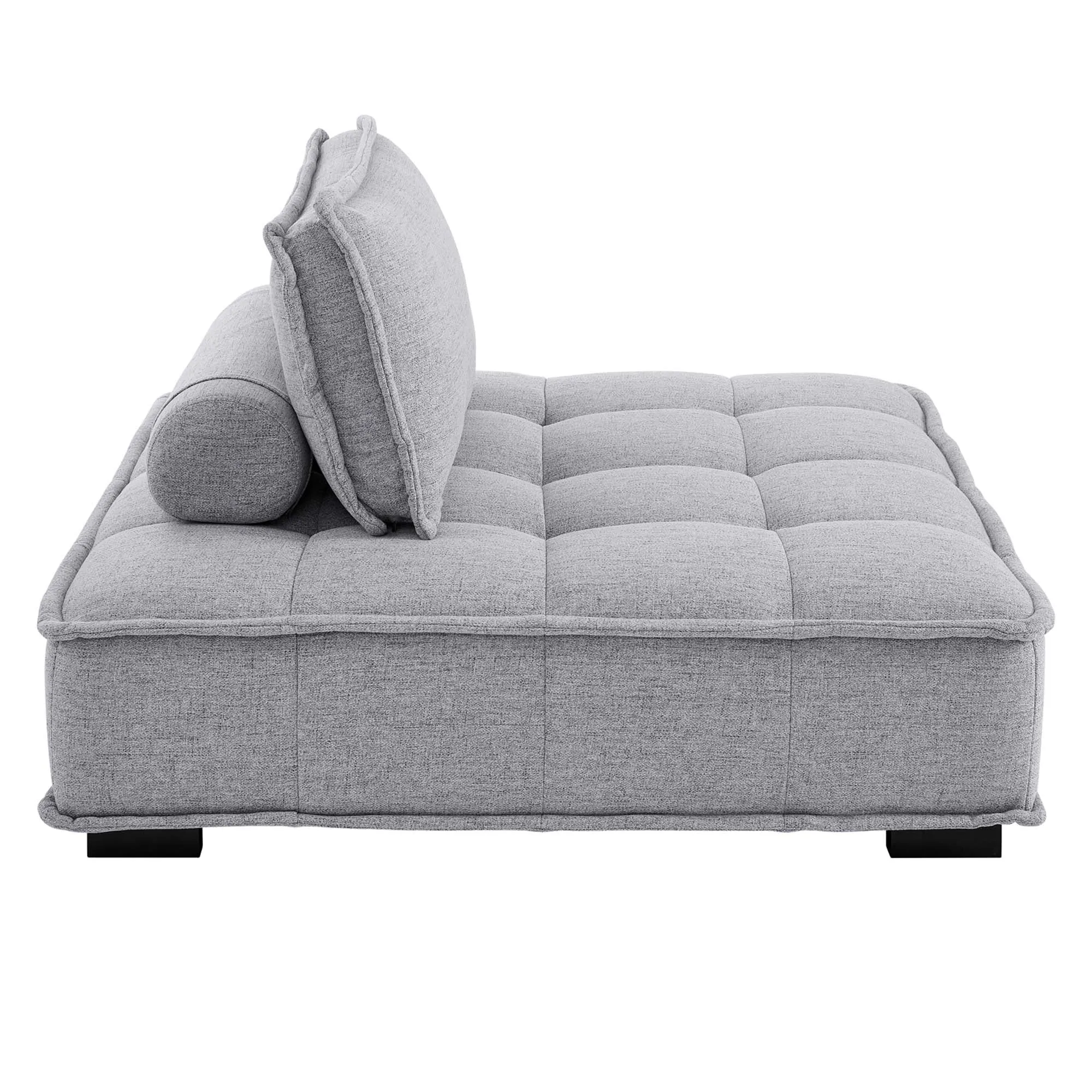Saunter Tufted Fabric Armless Chair by Modway