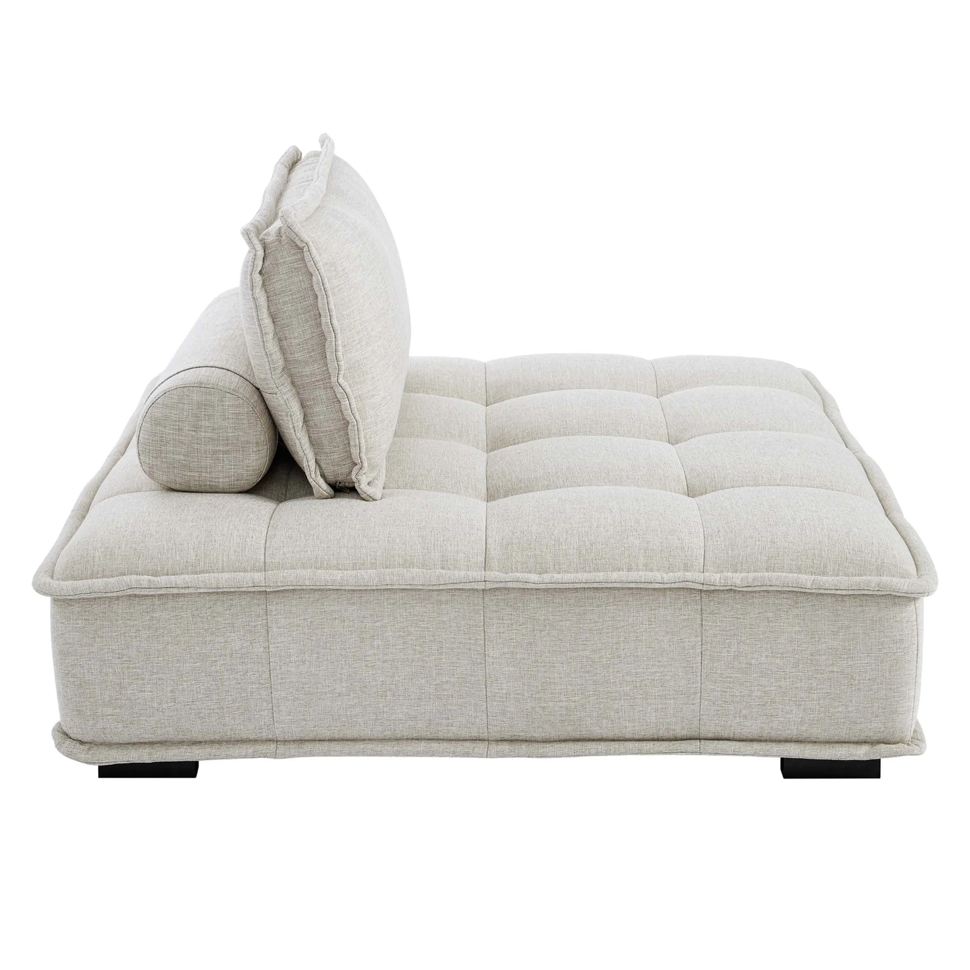 Saunter Tufted Fabric Armless Chair by Modway