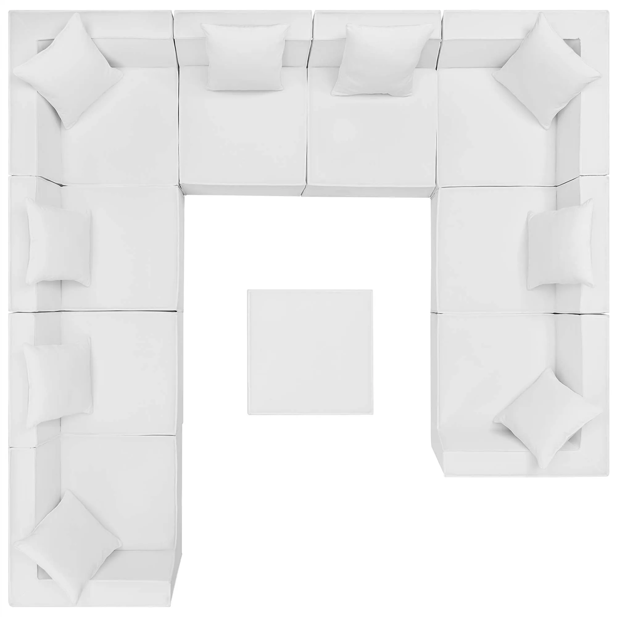 Saybrook Outdoor Patio Upholstered 10-Piece Sectional Sofa by Modway