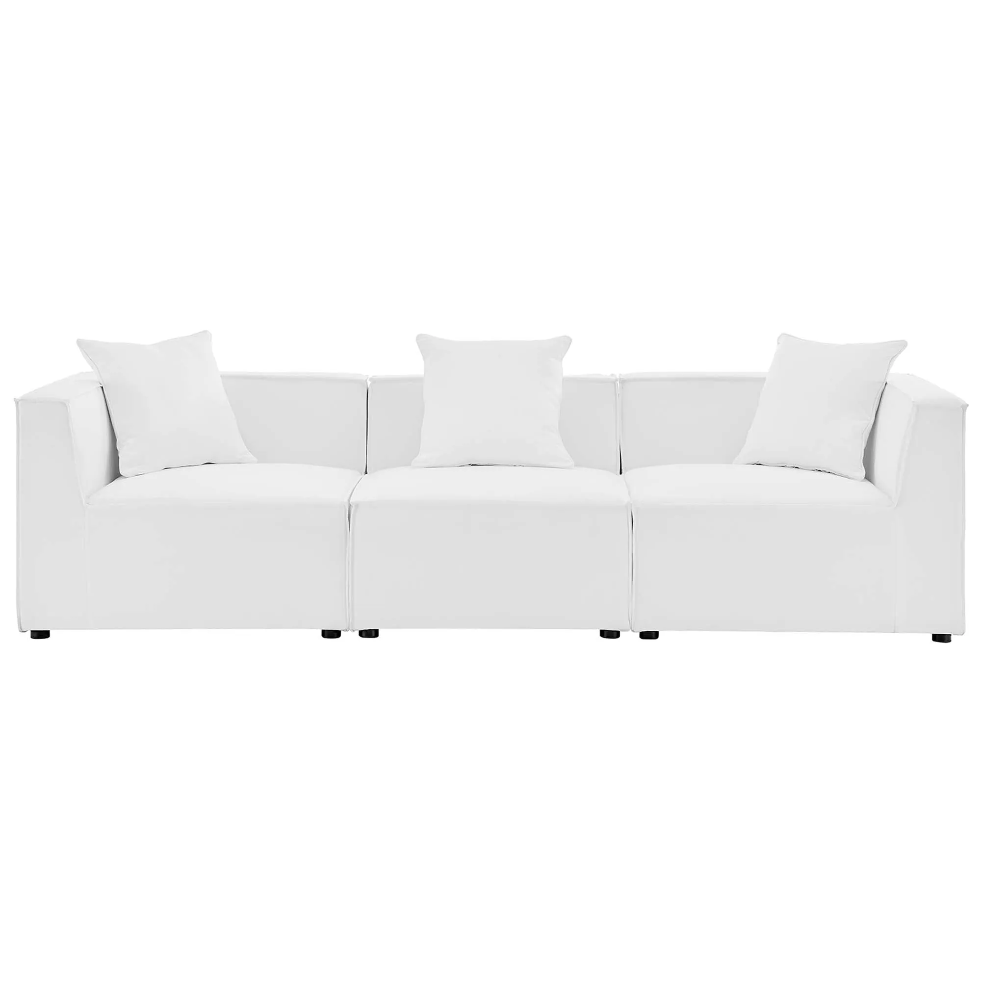 Saybrook Outdoor Patio Upholstered 3-Piece Sectional Sofa by Modway