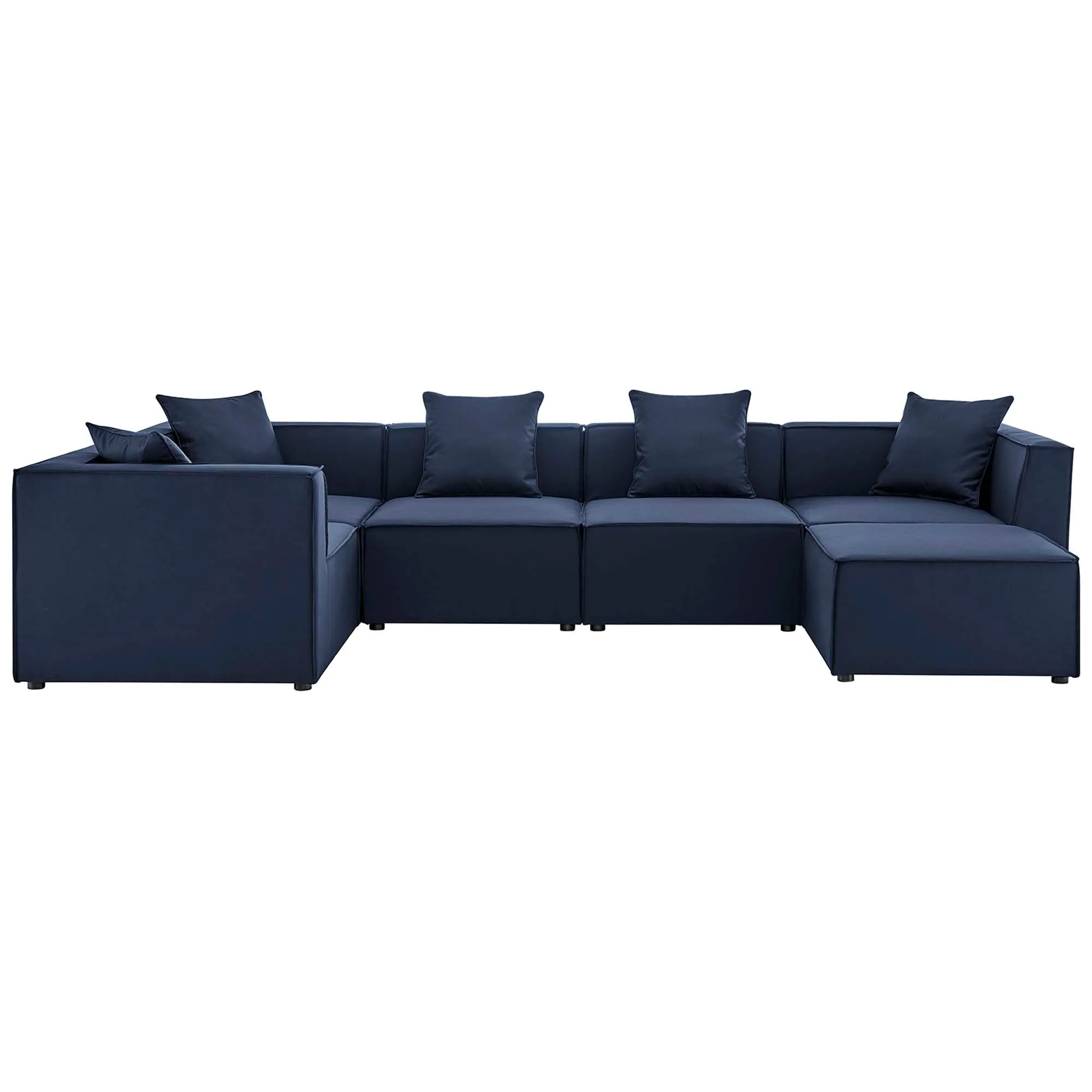 Saybrook Outdoor Patio Upholstered 6-Piece Sectional Sofa by Modway