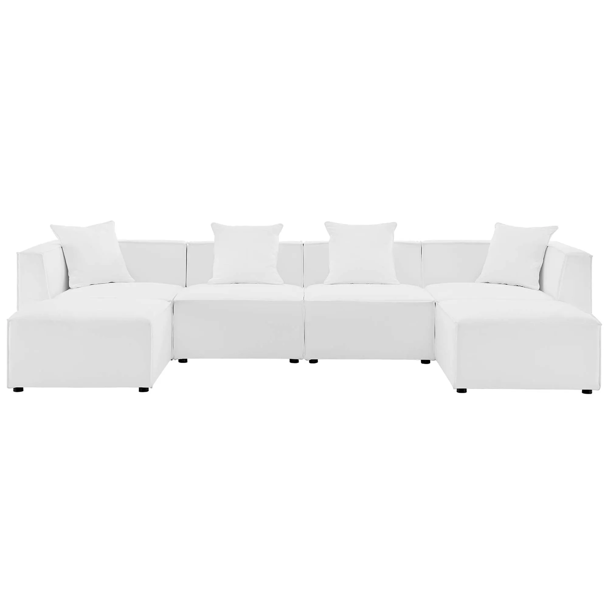 Saybrook Outdoor Patio Upholstered 6-Piece Sectional Sofa by Modway
