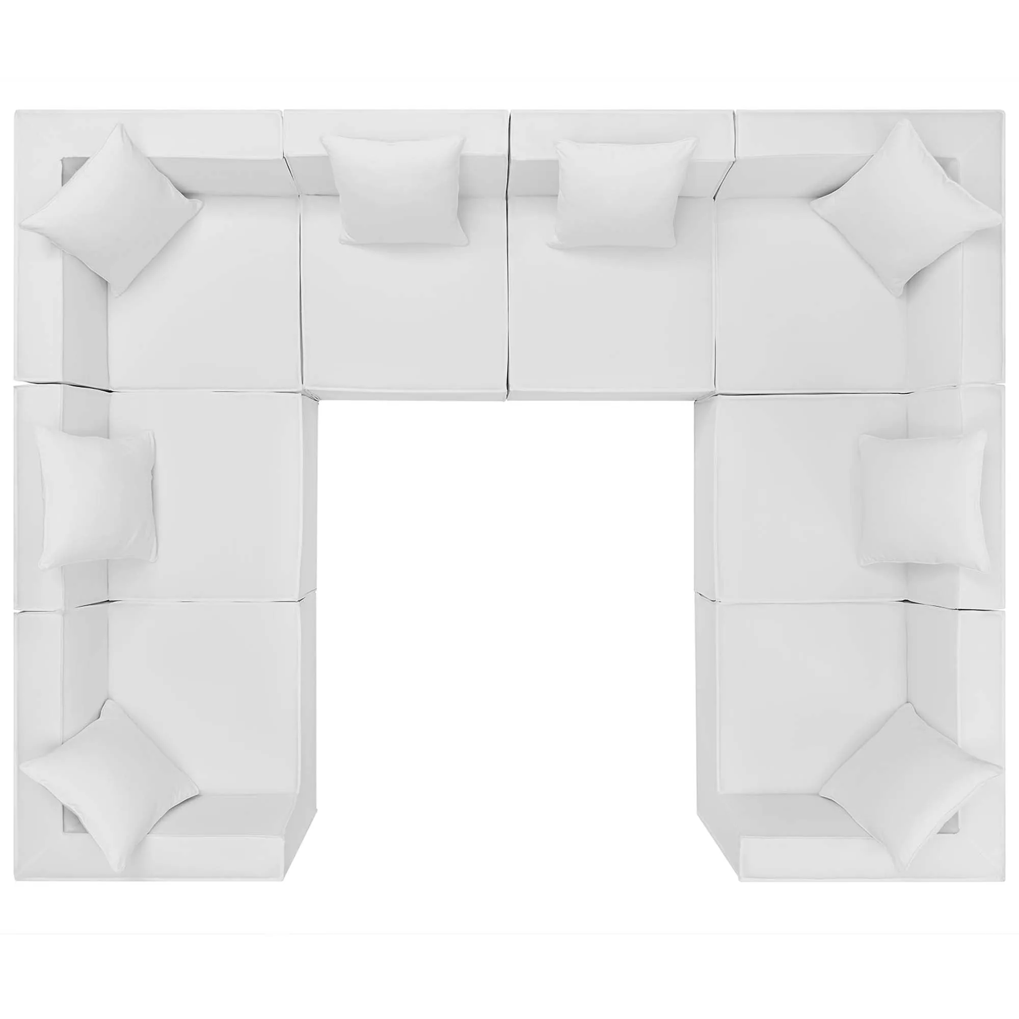 Saybrook Outdoor Patio Upholstered 8-Piece Sectional Sofa by Modway