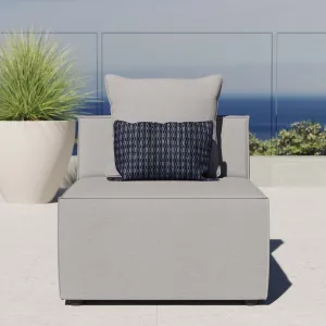 Saybrook Outdoor Patio Upholstered Sectional Sofa Armless Chair by Modway