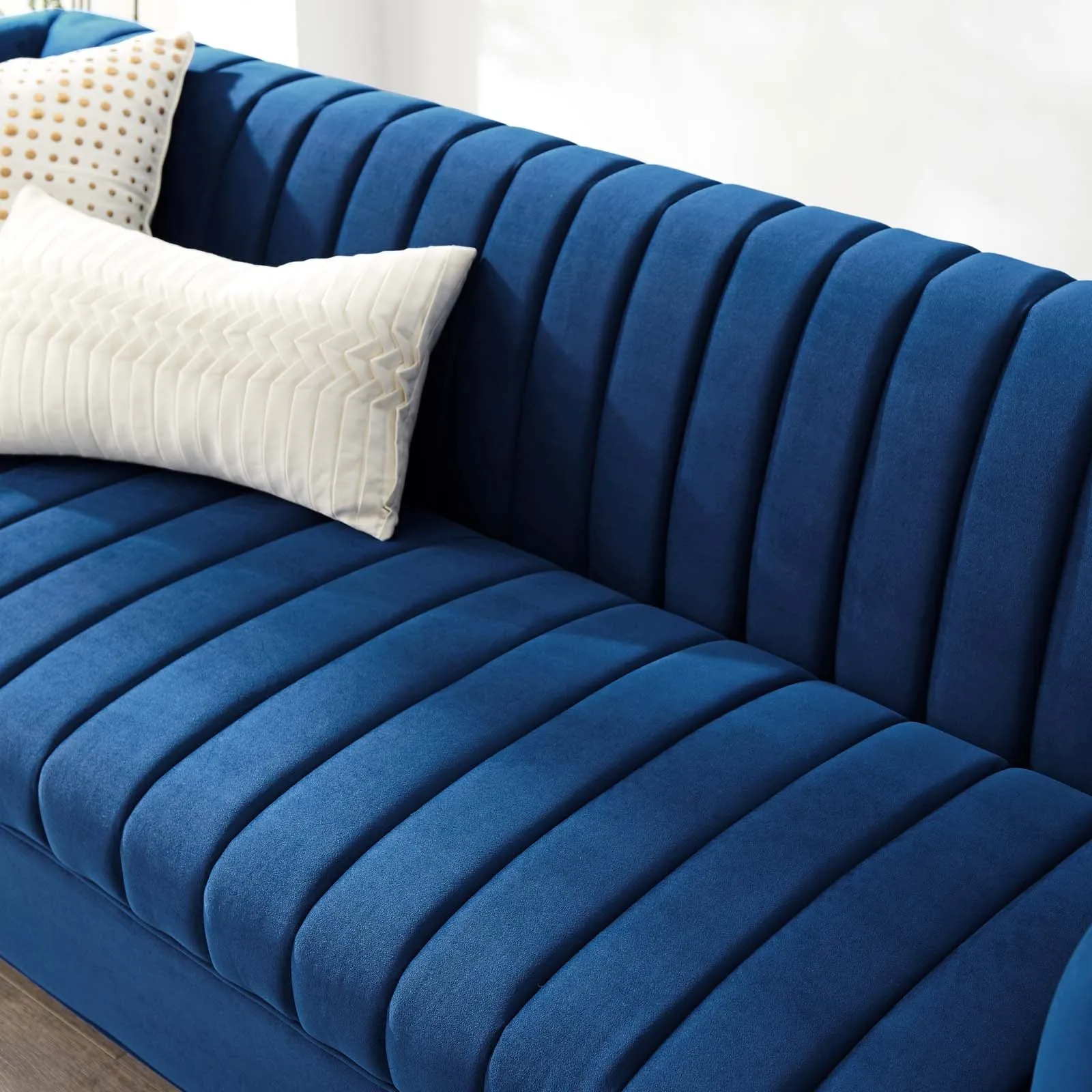 Shift Channel Tufted Performance Velvet Sofa by Modway