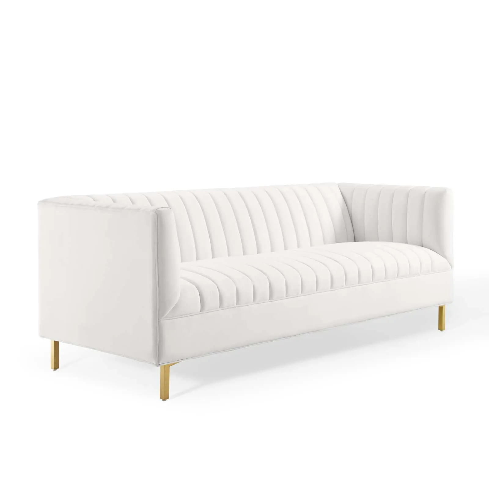 Shift Channel Tufted Performance Velvet Sofa by Modway
