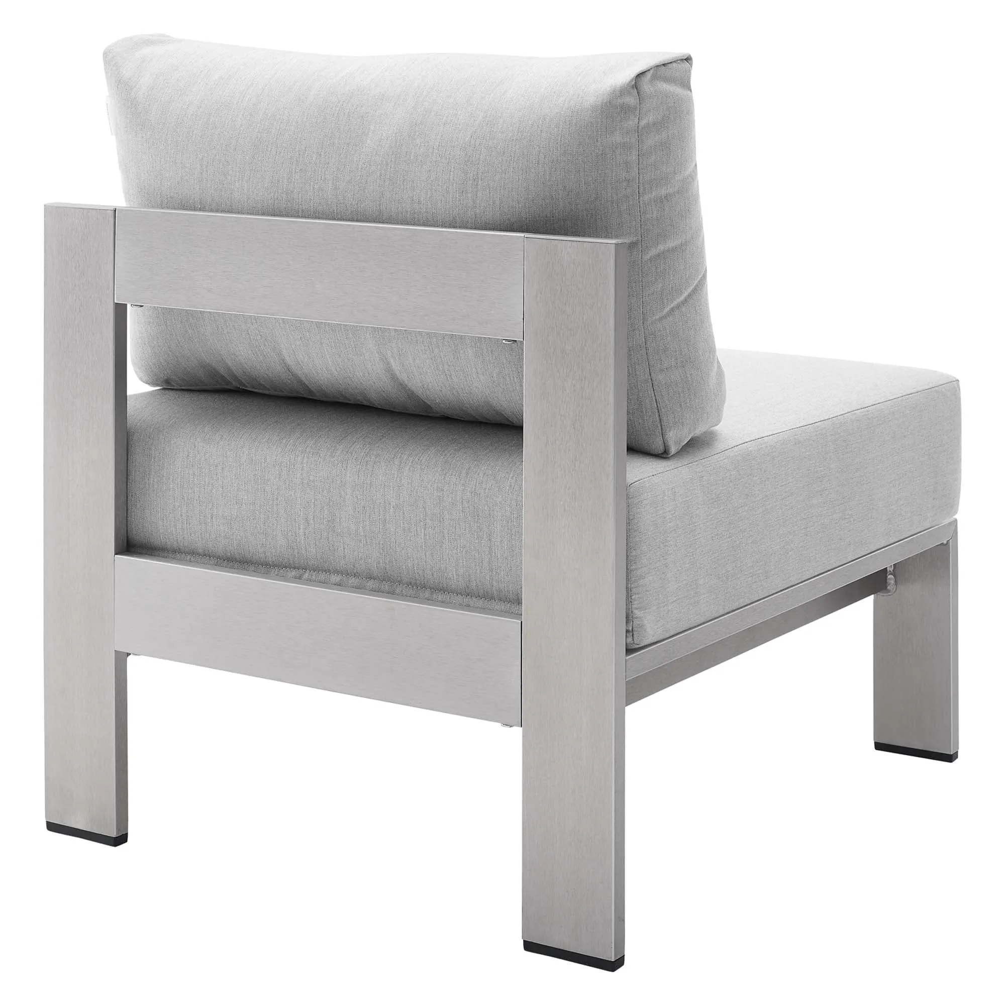 Shore 7 Piece Sunbrella® Fabric Outdoor Patio Aluminum Sectional Sofa Set by Modway