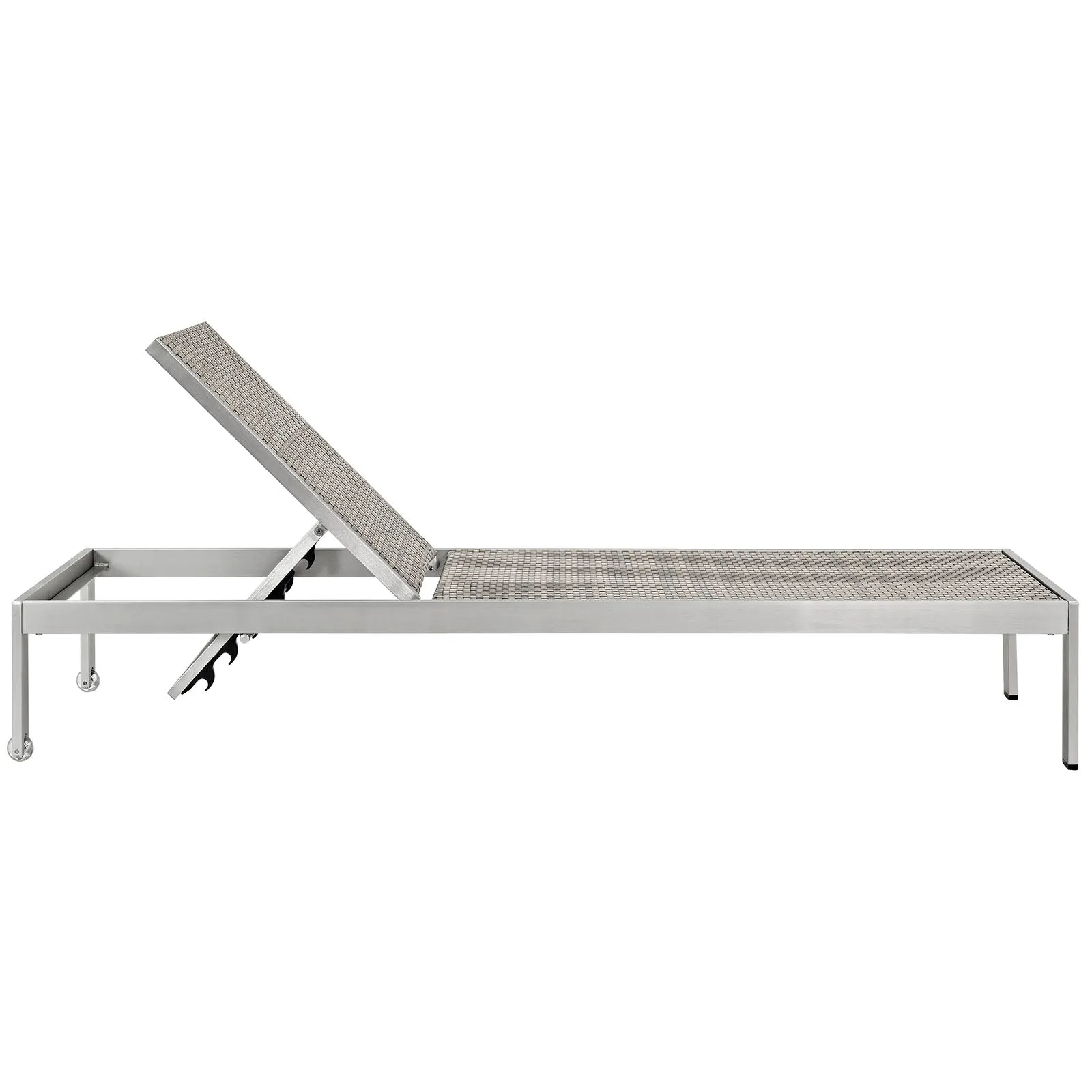 Shore Chaise Outdoor Patio Aluminum Set of 4 by Modway