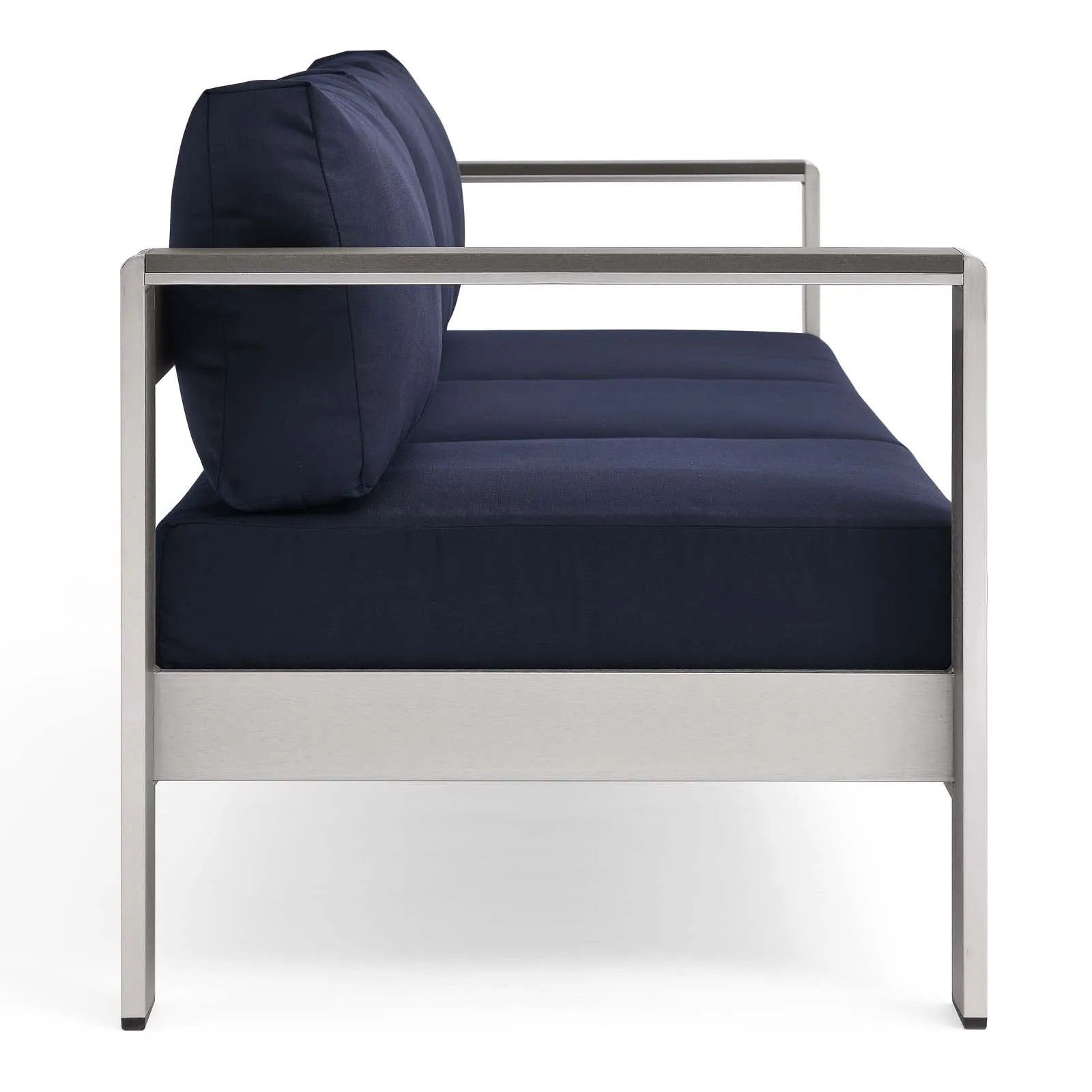 Shore Outdoor Patio Aluminum Sofa by Modway