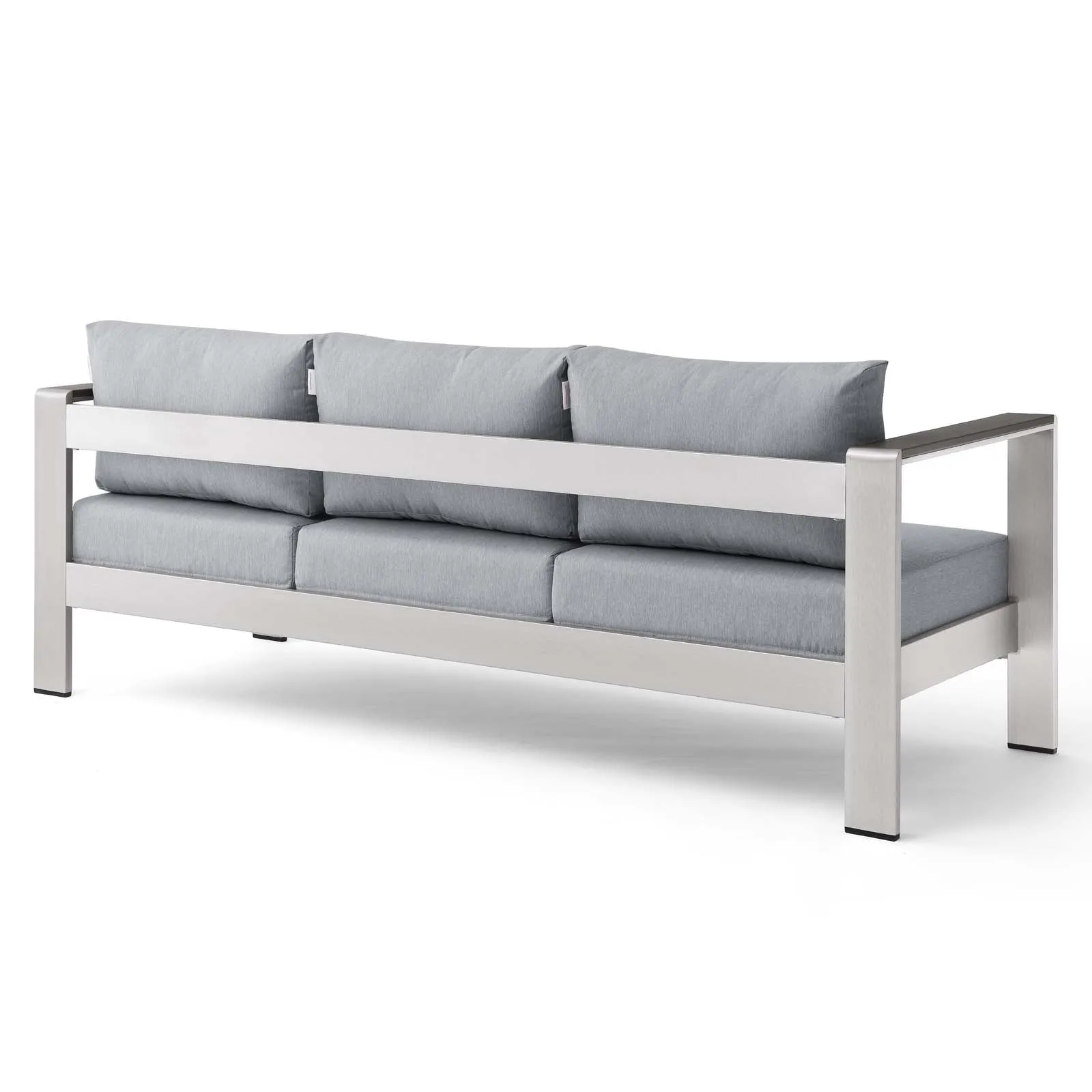 Shore Outdoor Patio Aluminum Sofa by Modway