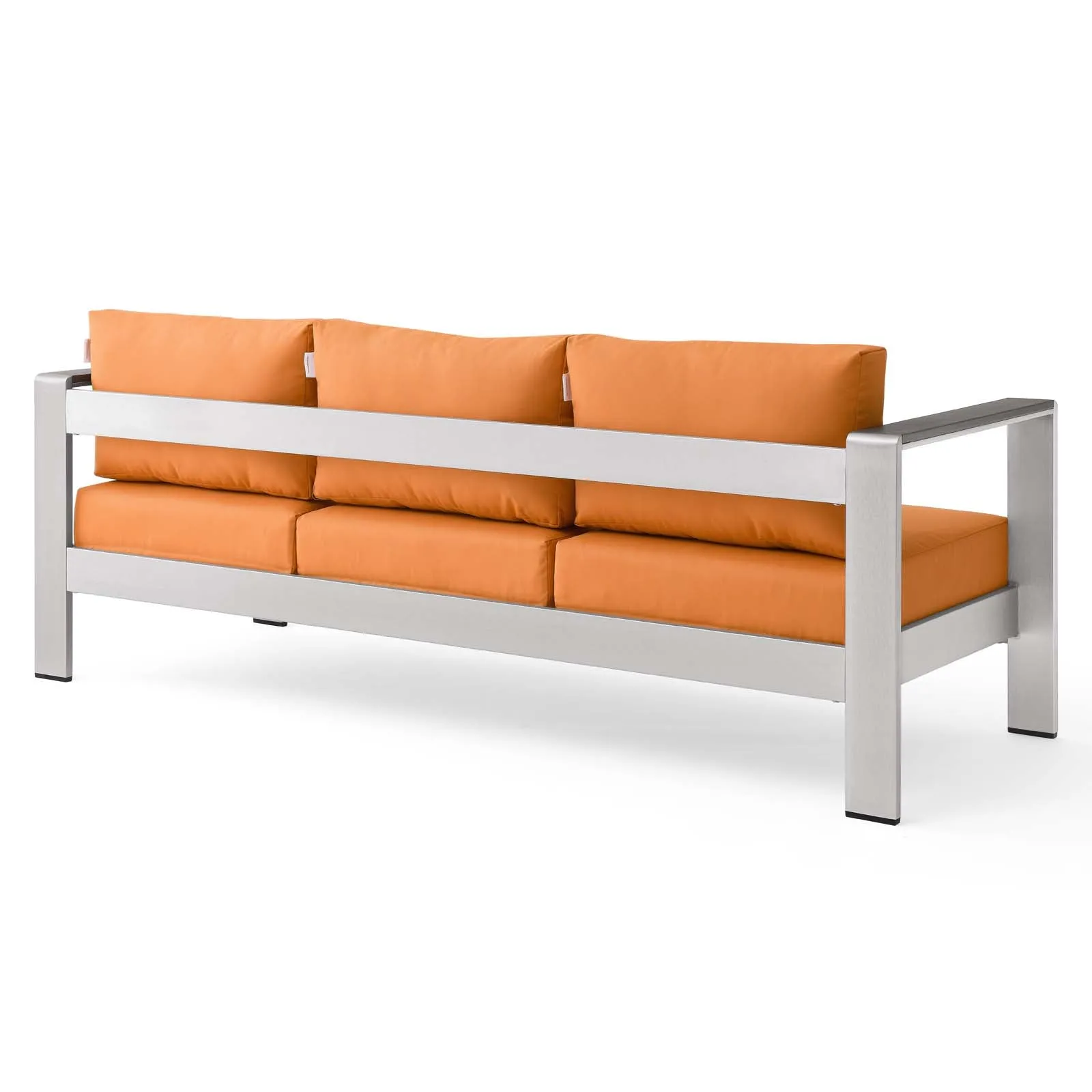 Shore Outdoor Patio Aluminum Sofa by Modway