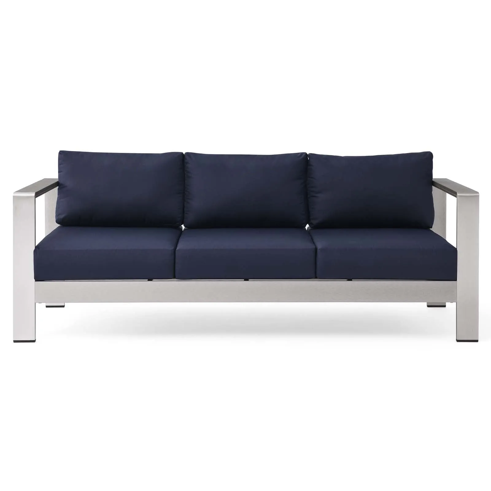 Shore Outdoor Patio Aluminum Sofa by Modway