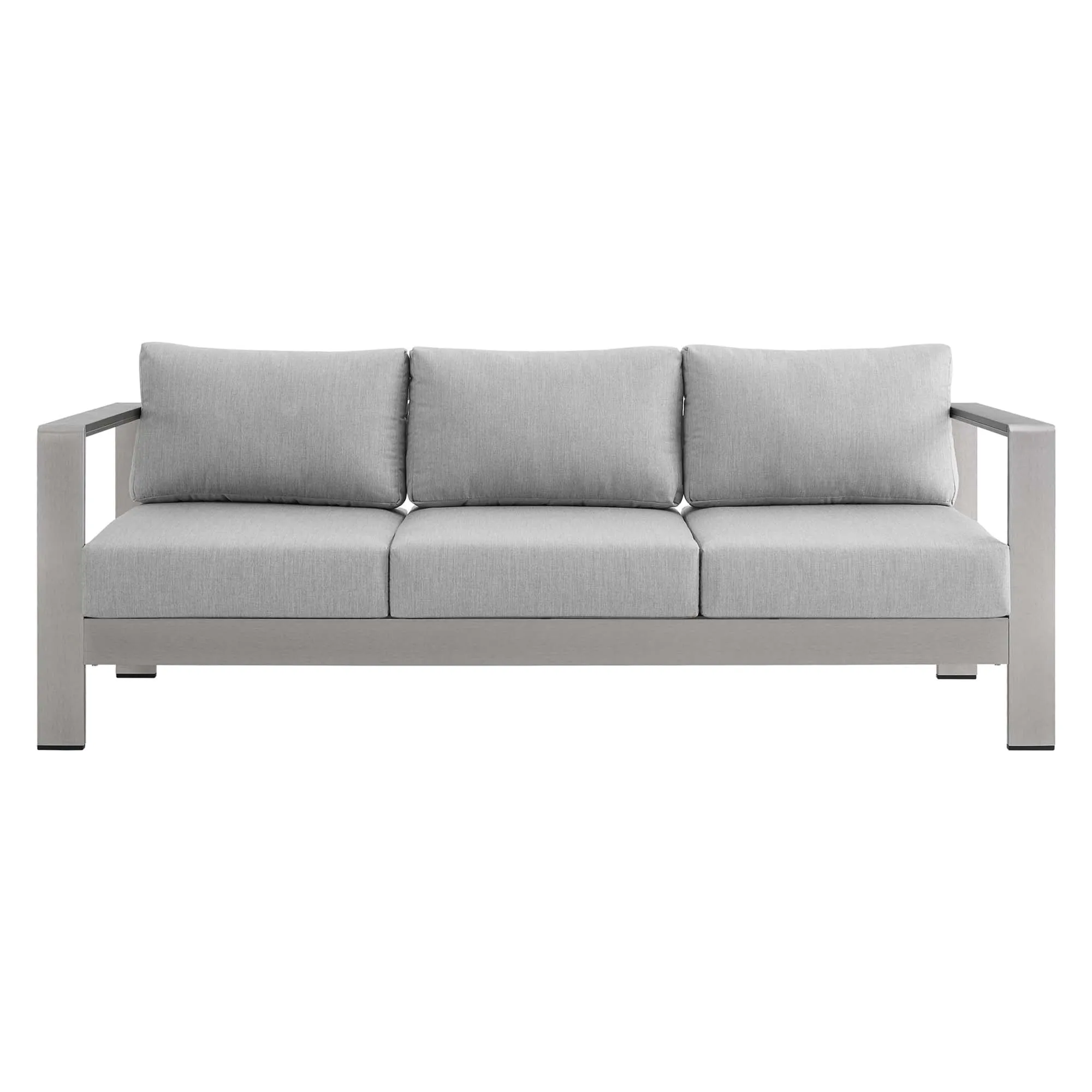 Shore Sunbrella® Fabric Aluminum Outdoor Patio Sofa by Modway