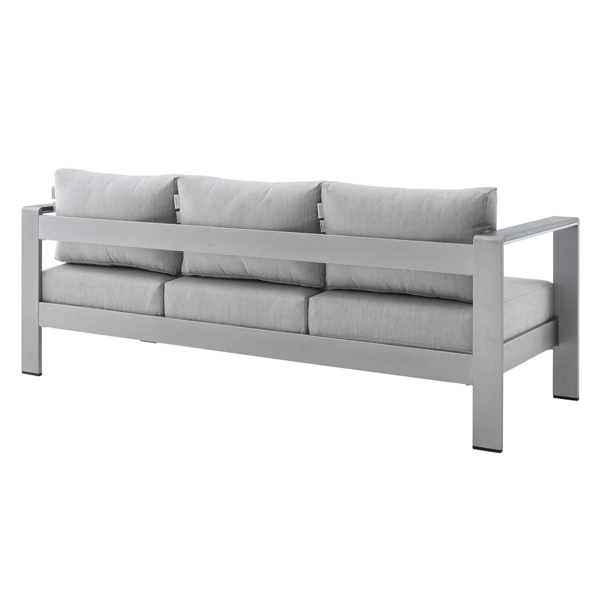 Shore Sunbrella® Fabric Aluminum Outdoor Patio Sofa by Modway