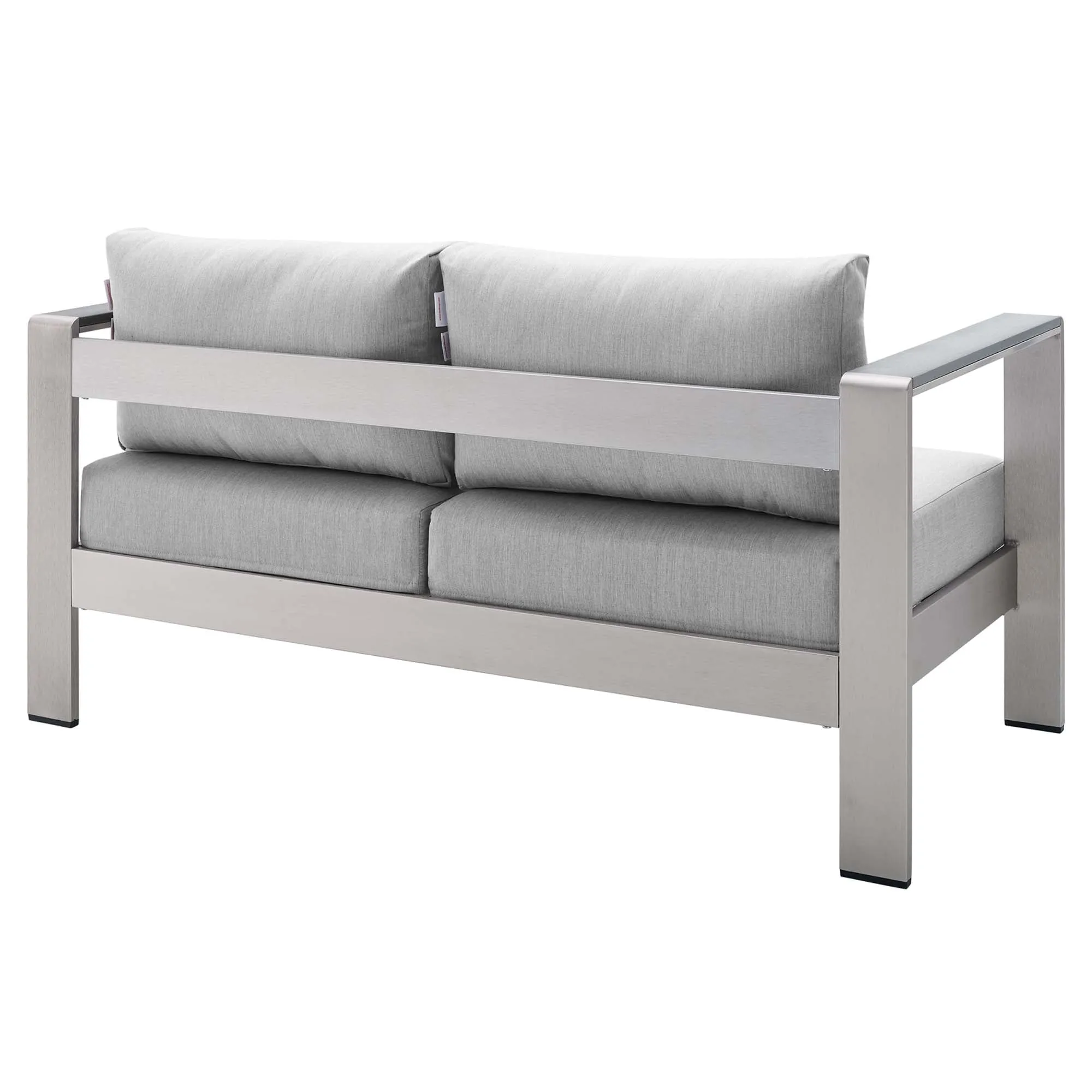 Shore Sunbrella® Fabric Outdoor Patio Aluminum 3 Piece Set by Modway