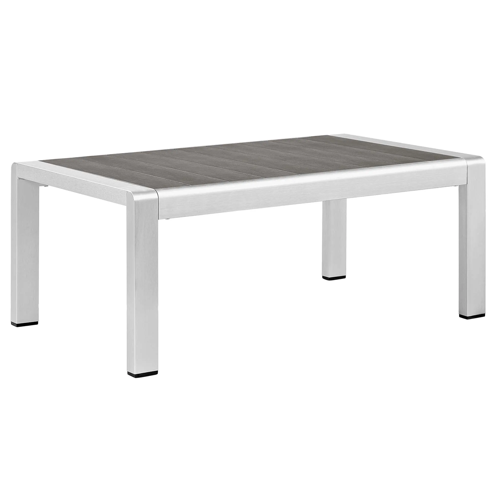 Shore Sunbrella® Fabric Outdoor Patio Aluminum 4 Piece Set by Modway