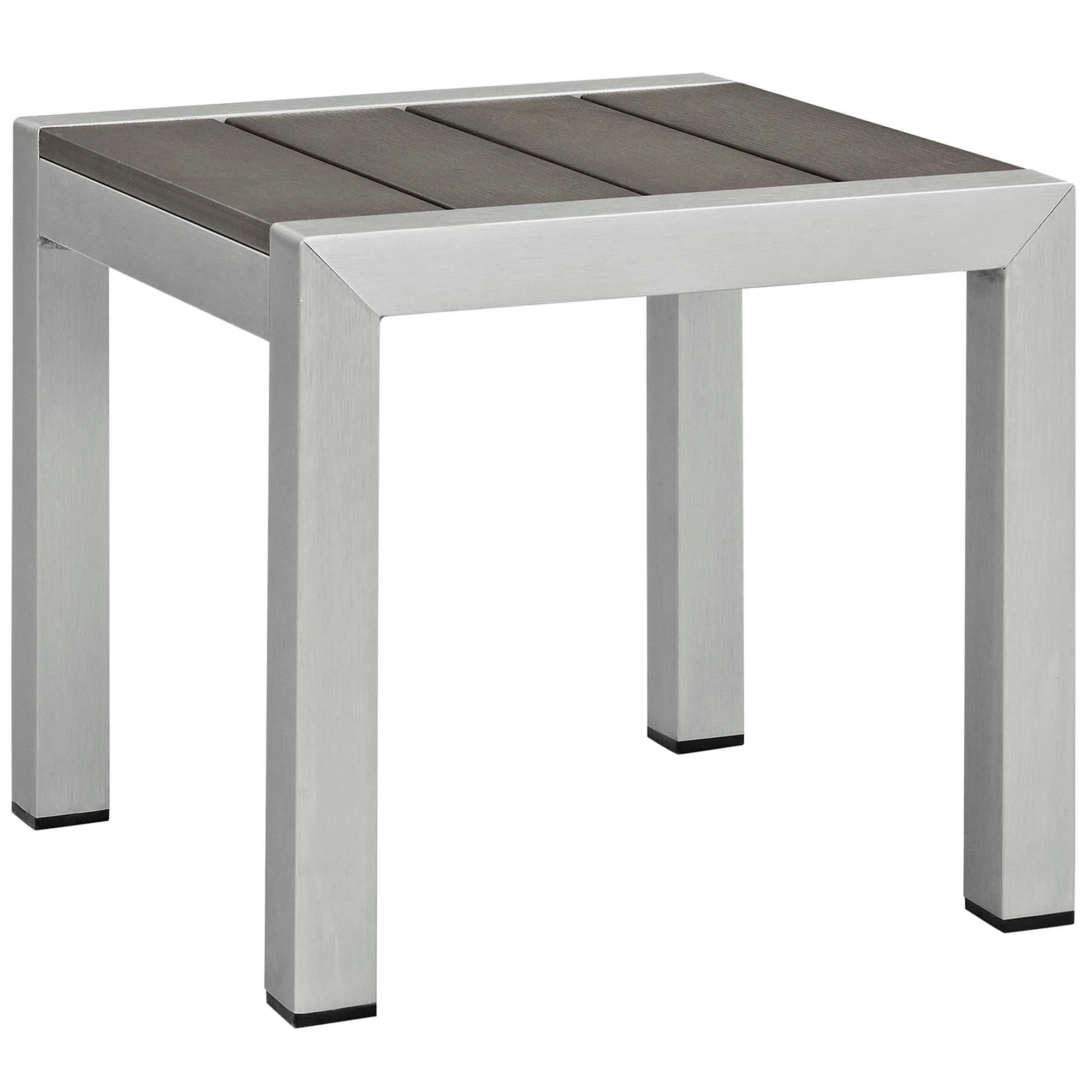 Shore Sunbrella® Fabric Outdoor Patio Aluminum 7 Piece Set by Modway