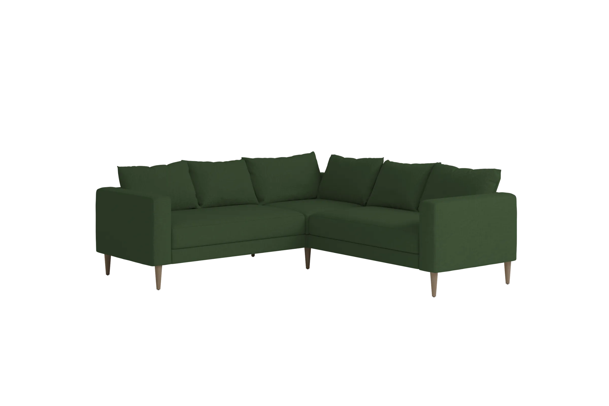 Slipcover: The Essential Corner Sectional (5 Seat) in Hemp