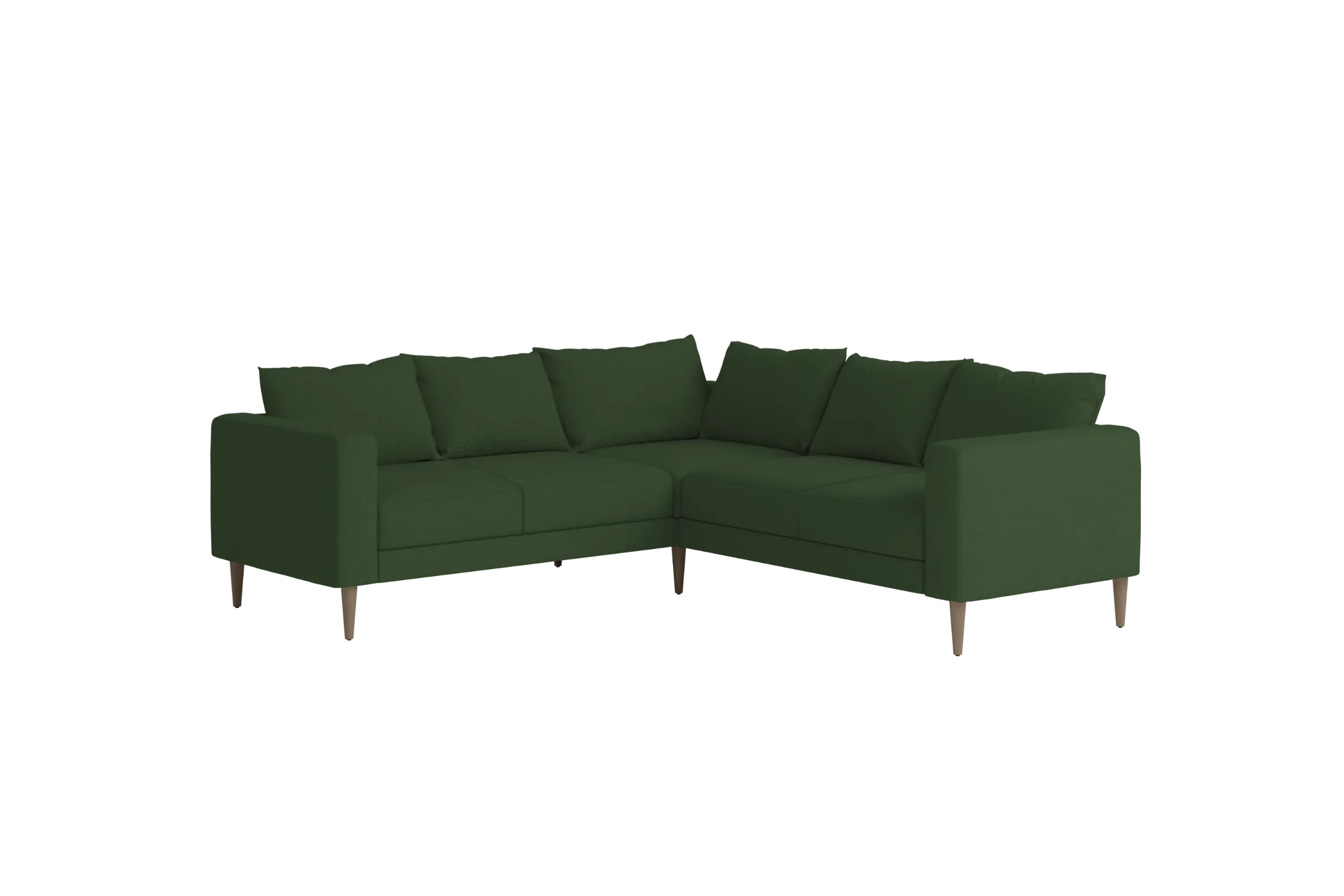 Slipcover: The Essential Corner Sectional (5 Seat) in Hemp