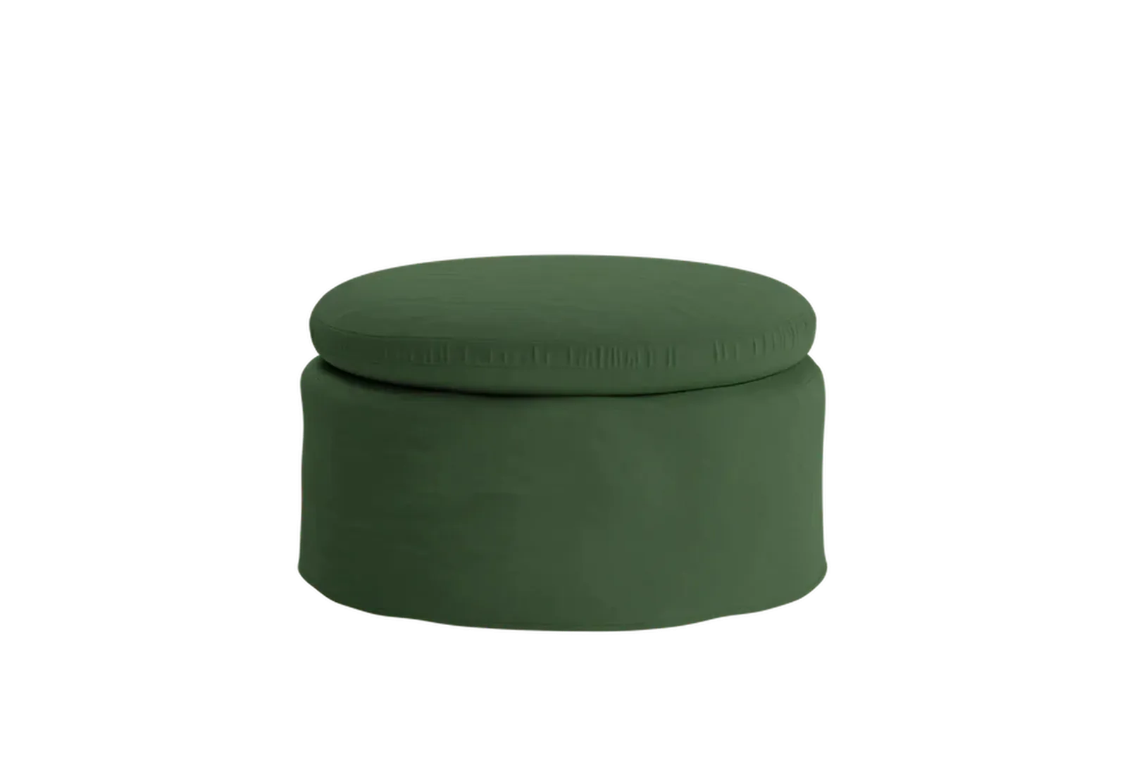 Slipcover: The Evergreen Ottoman