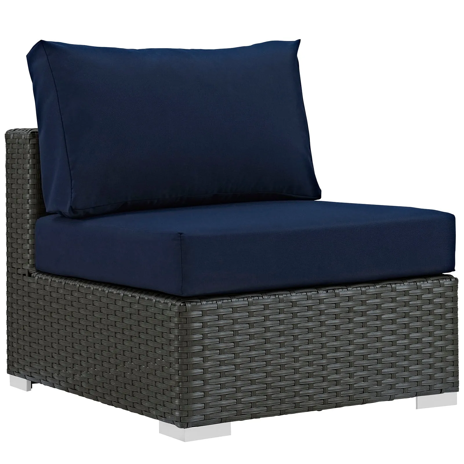 Sojourn 10 Piece Outdoor Patio Sunbrella® Sectional Set by Modway