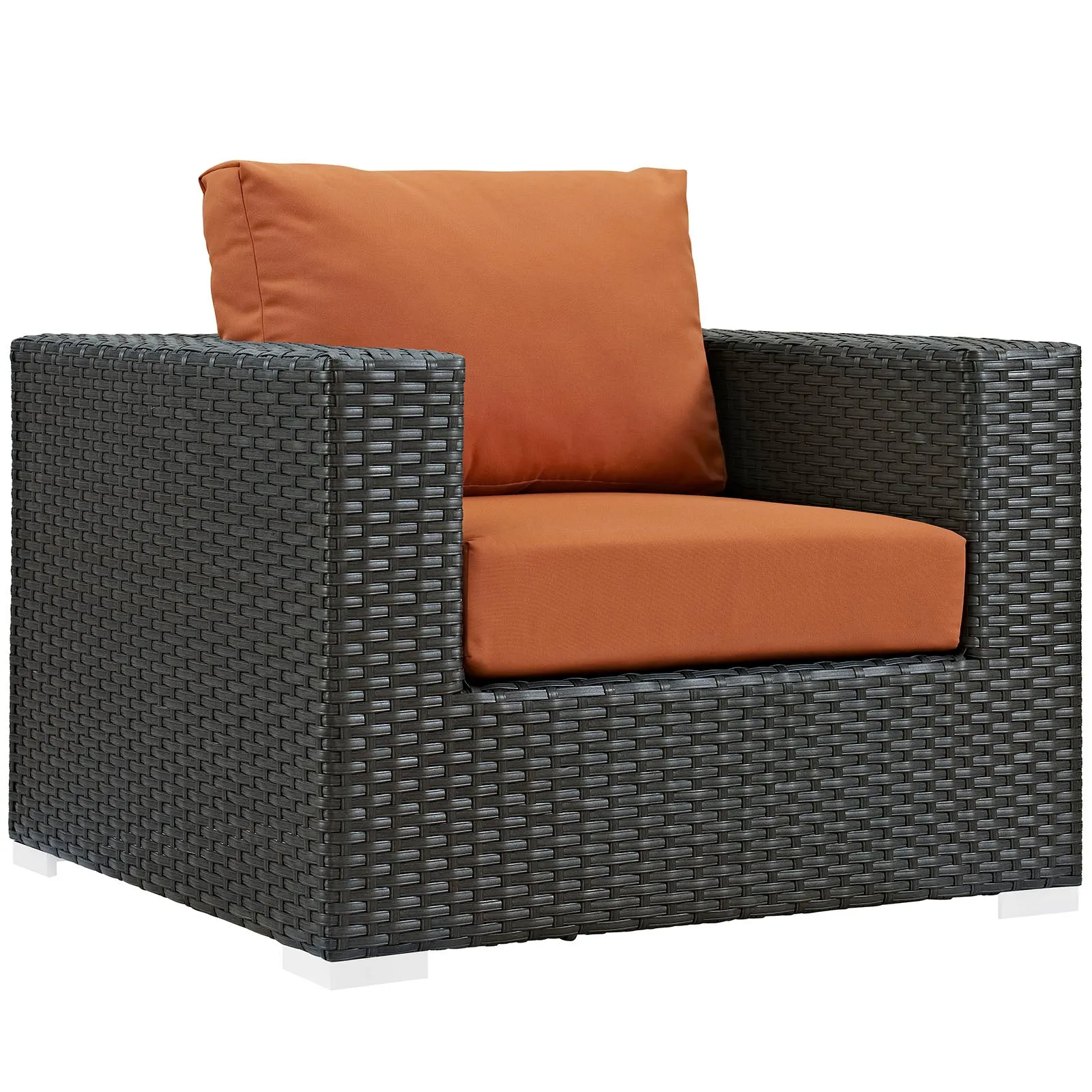 Sojourn 10 Piece Outdoor Patio Sunbrella® Sectional Set by Modway