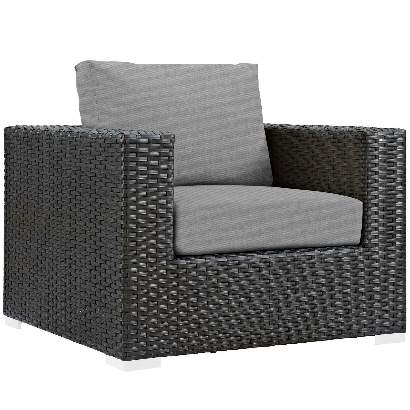 Sojourn 7 Piece Outdoor Patio Sunbrella® Sectional Set by Modway