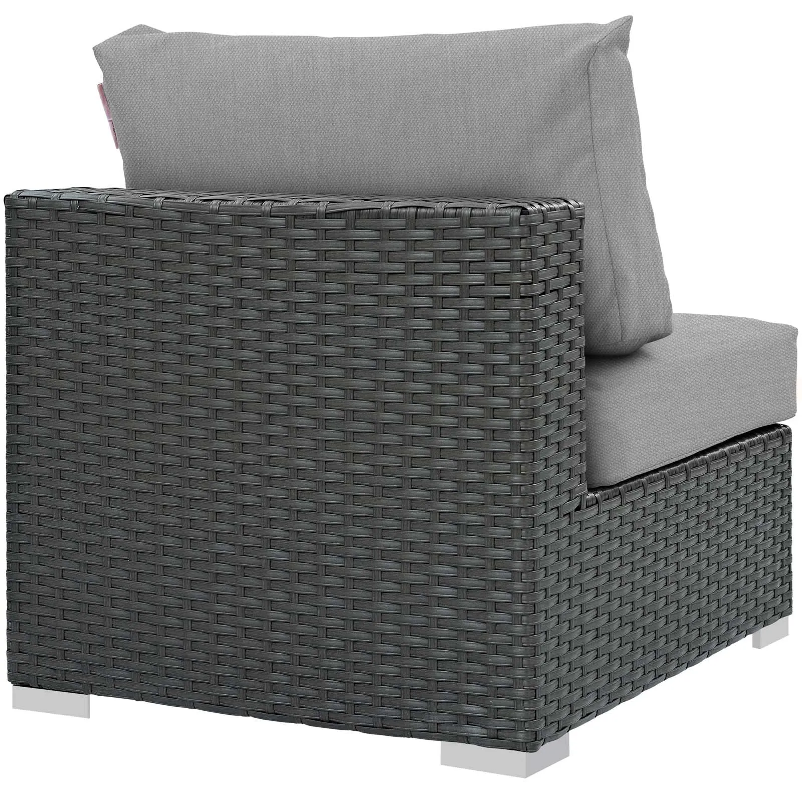 Sojourn Outdoor Patio Fabric Sunbrella® Armless by Modway