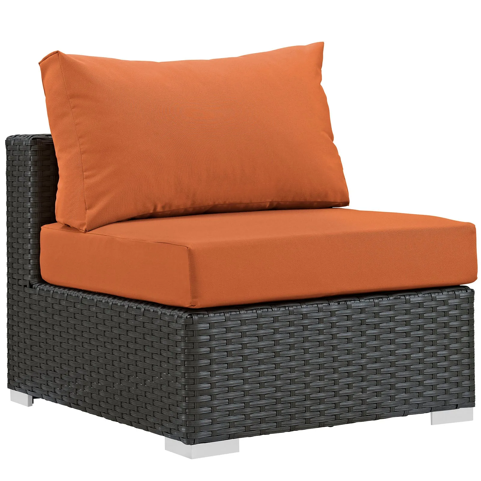 Sojourn Outdoor Patio Fabric Sunbrella® Armless by Modway