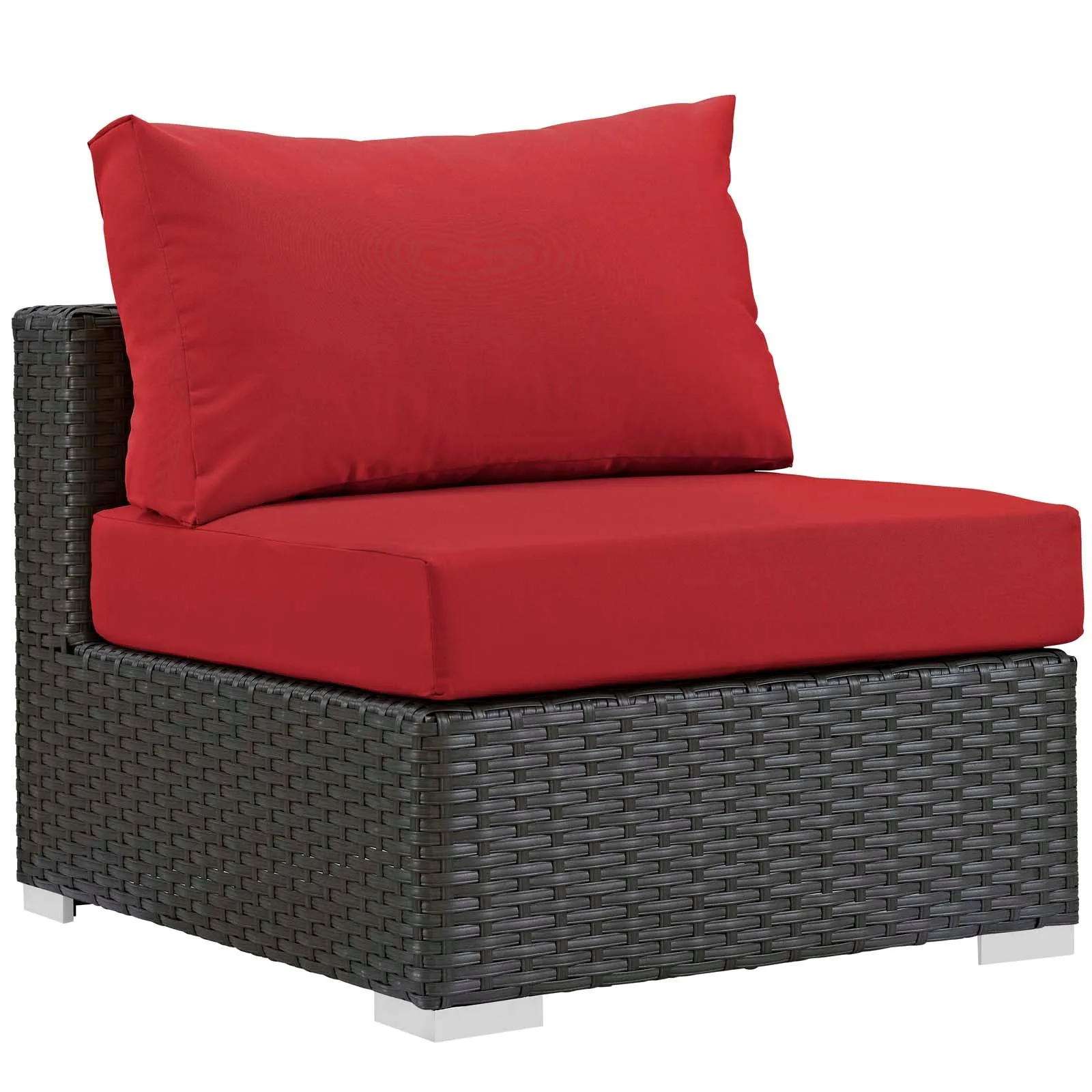 Sojourn Outdoor Patio Fabric Sunbrella® Armless by Modway