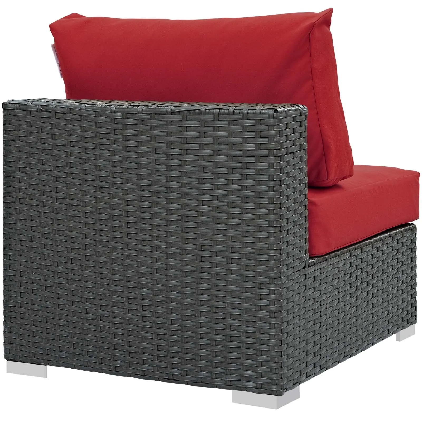 Sojourn Outdoor Patio Fabric Sunbrella® Armless by Modway