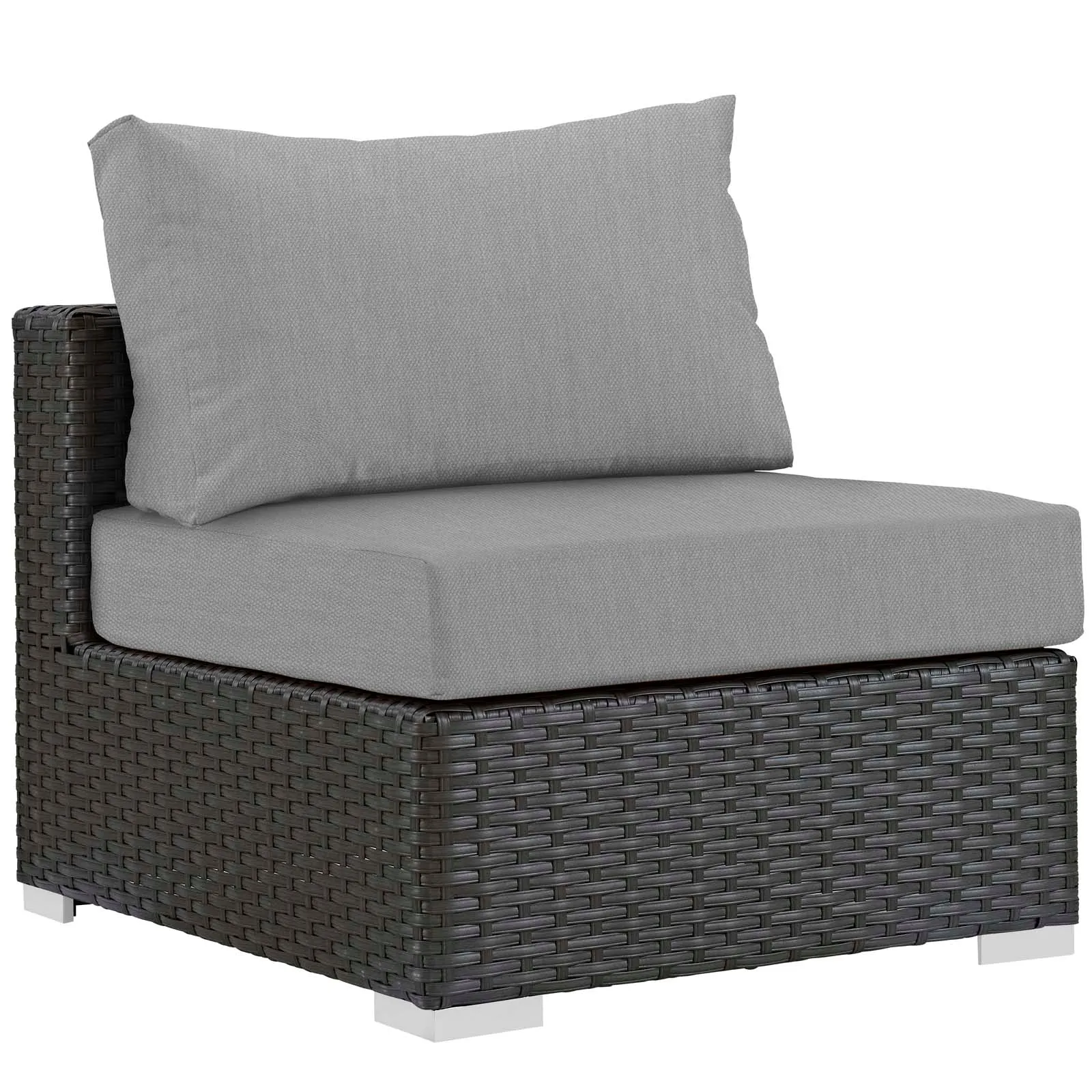 Sojourn Outdoor Patio Fabric Sunbrella® Armless by Modway