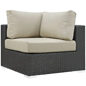 Sojourn Outdoor Patio Sunbrella® Corner by Modway