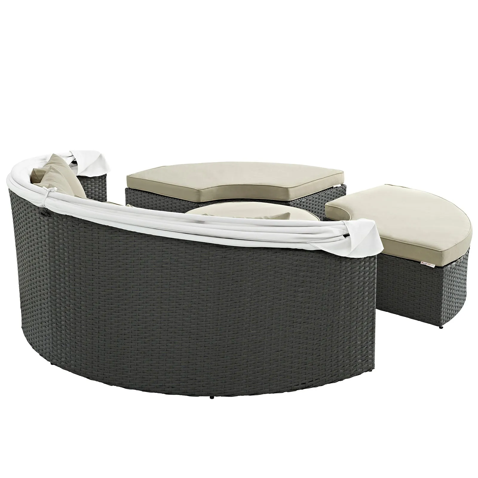Sojourn Outdoor Patio Sunbrella® Daybed by Modway