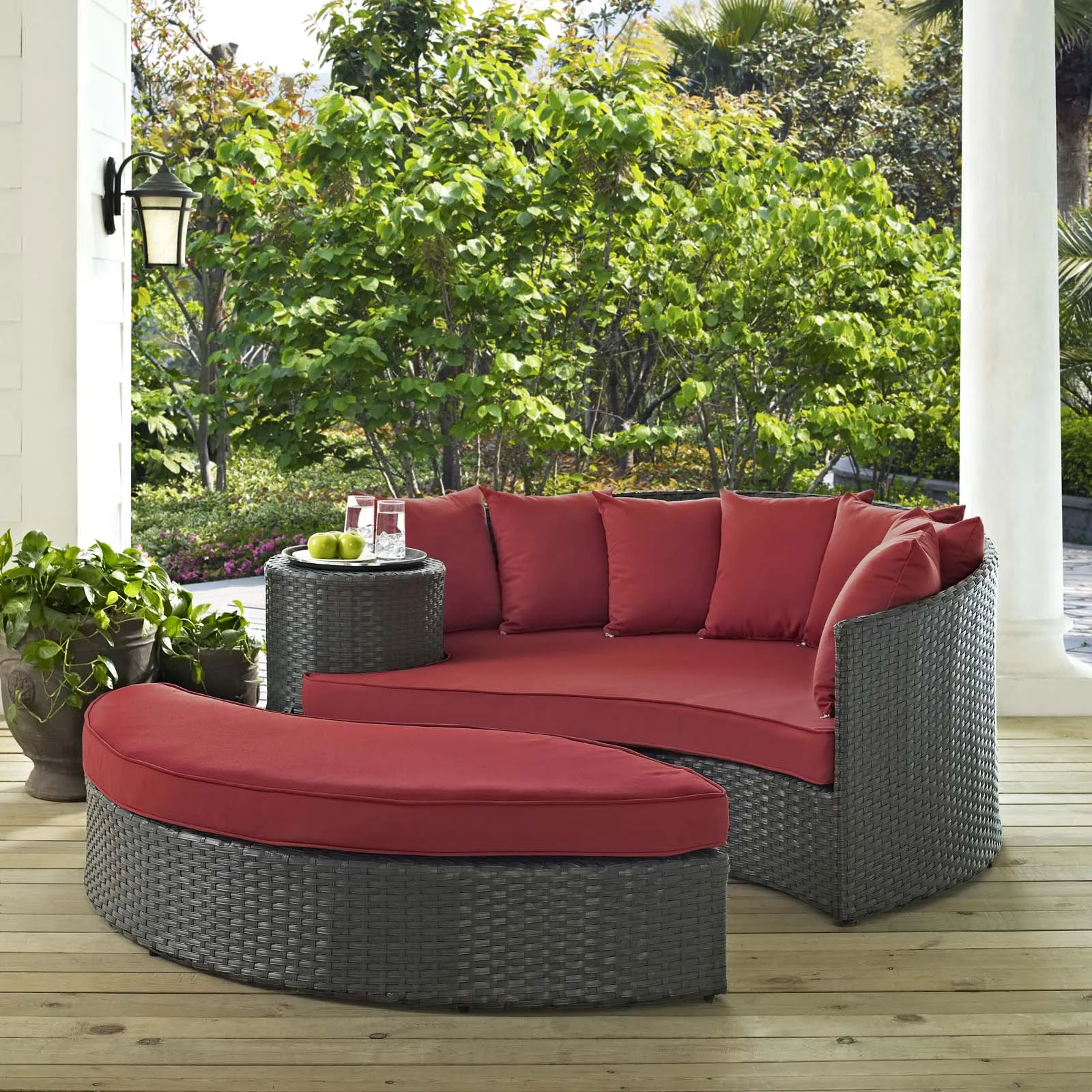 Sojourn Outdoor Patio Sunbrella® Daybed by Modway