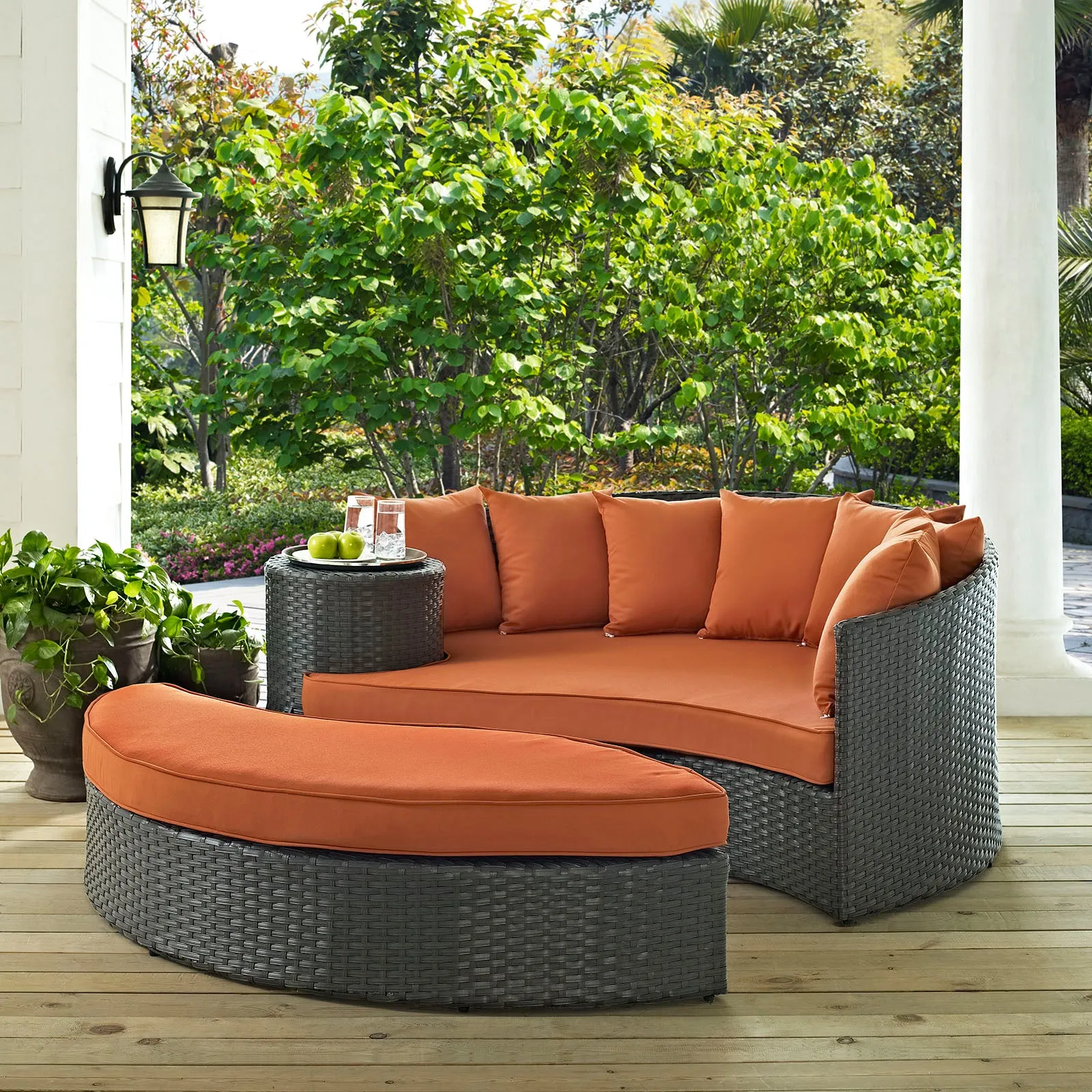 Sojourn Outdoor Patio Sunbrella® Daybed by Modway