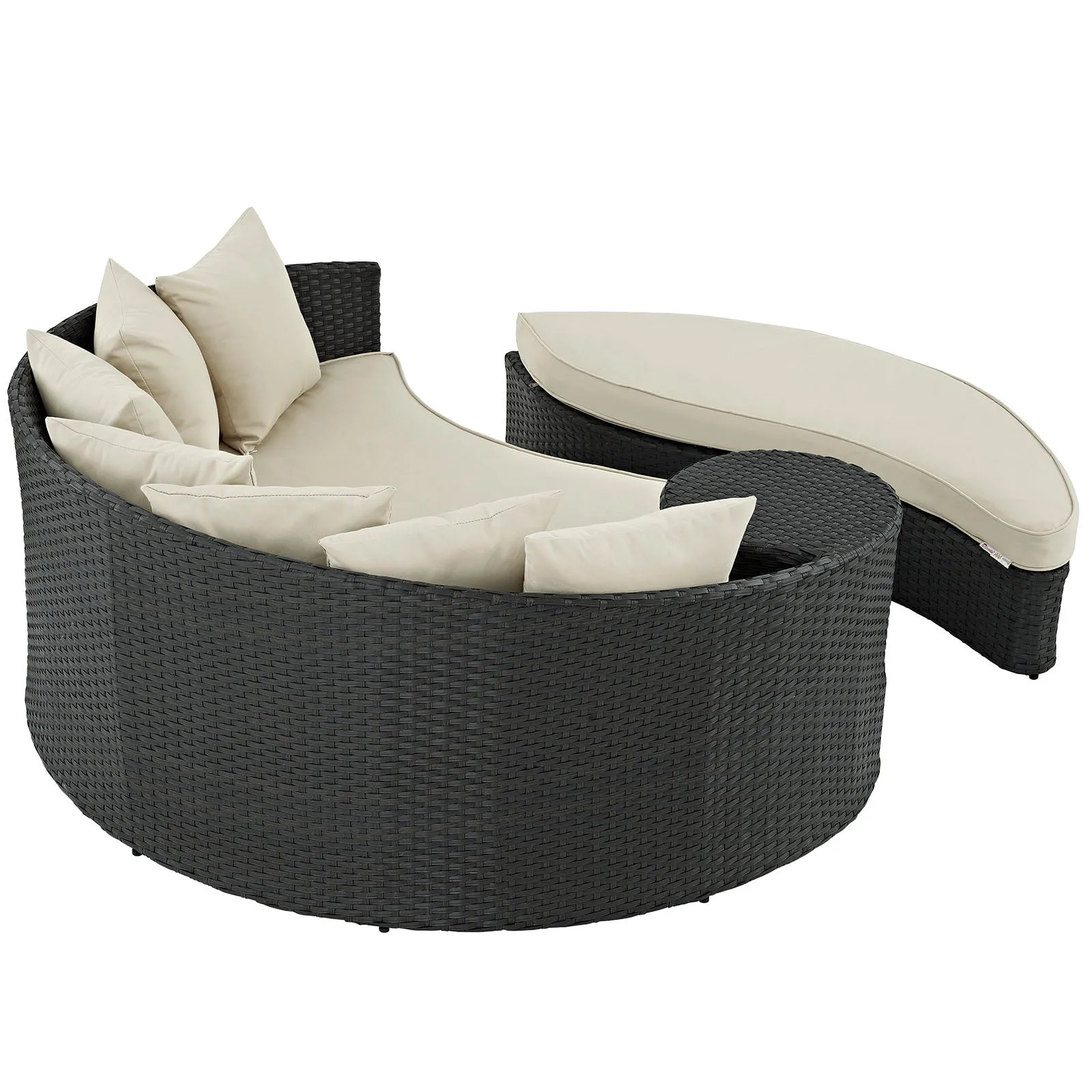 Sojourn Outdoor Patio Sunbrella® Daybed by Modway