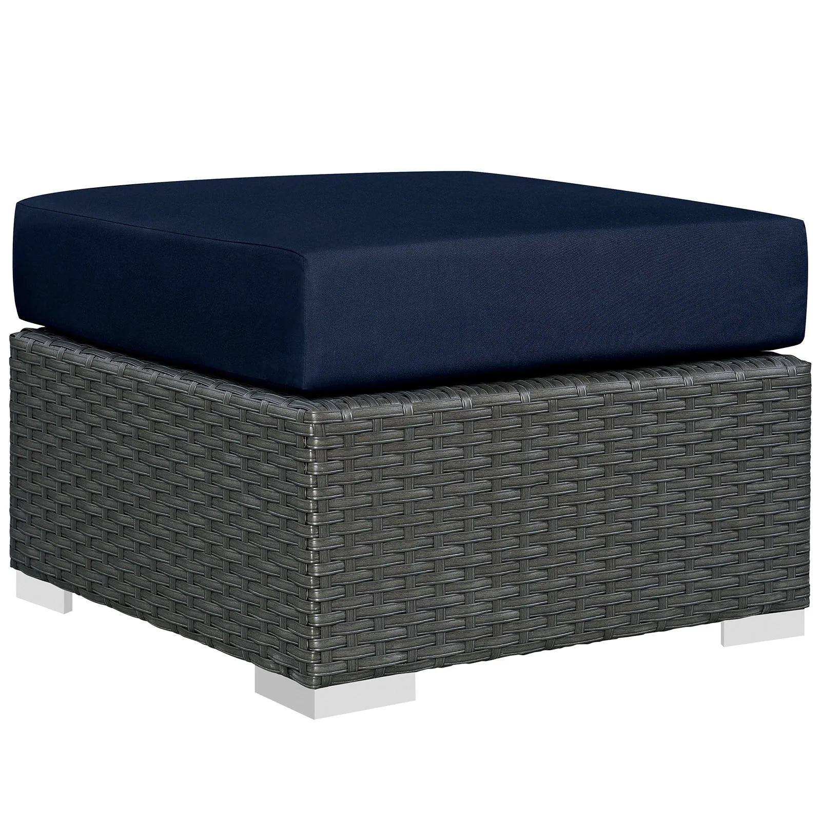 Sojourn Outdoor Patio Sunbrella® Ottoman by Modway