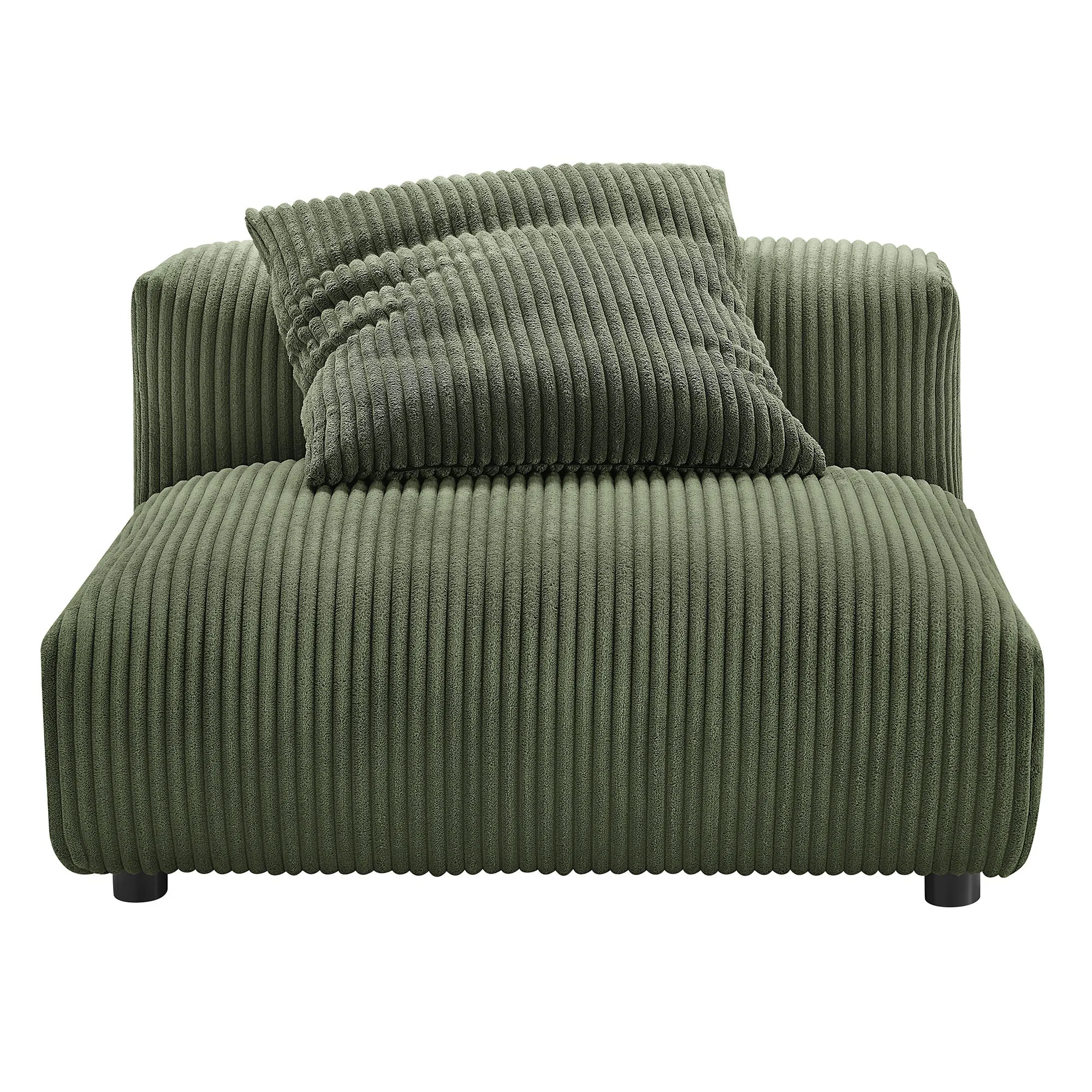 Solace 4-Piece Modular Corduroy Upholstered Sectional Sofa by Modway
