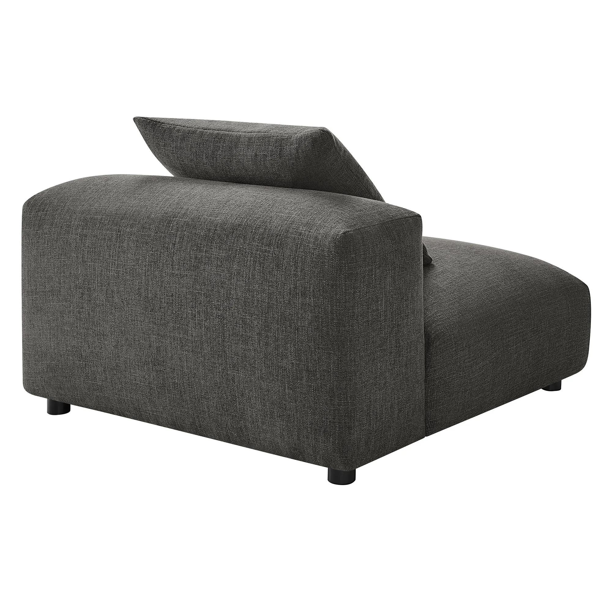 Solace  Modular Upholstered Fabric Armless Chair