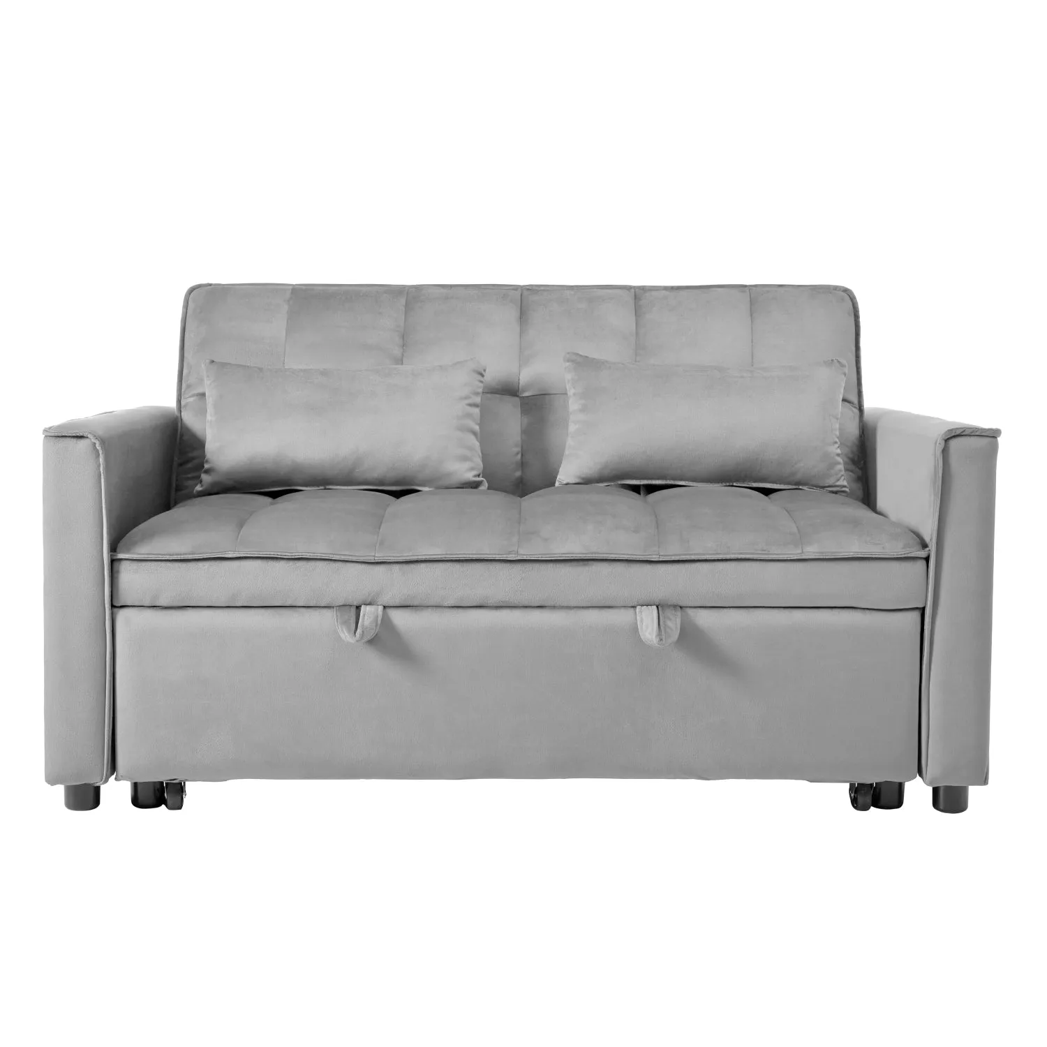 Streamdale 3-in-1 Convertible Sofa Bed - Light Gray