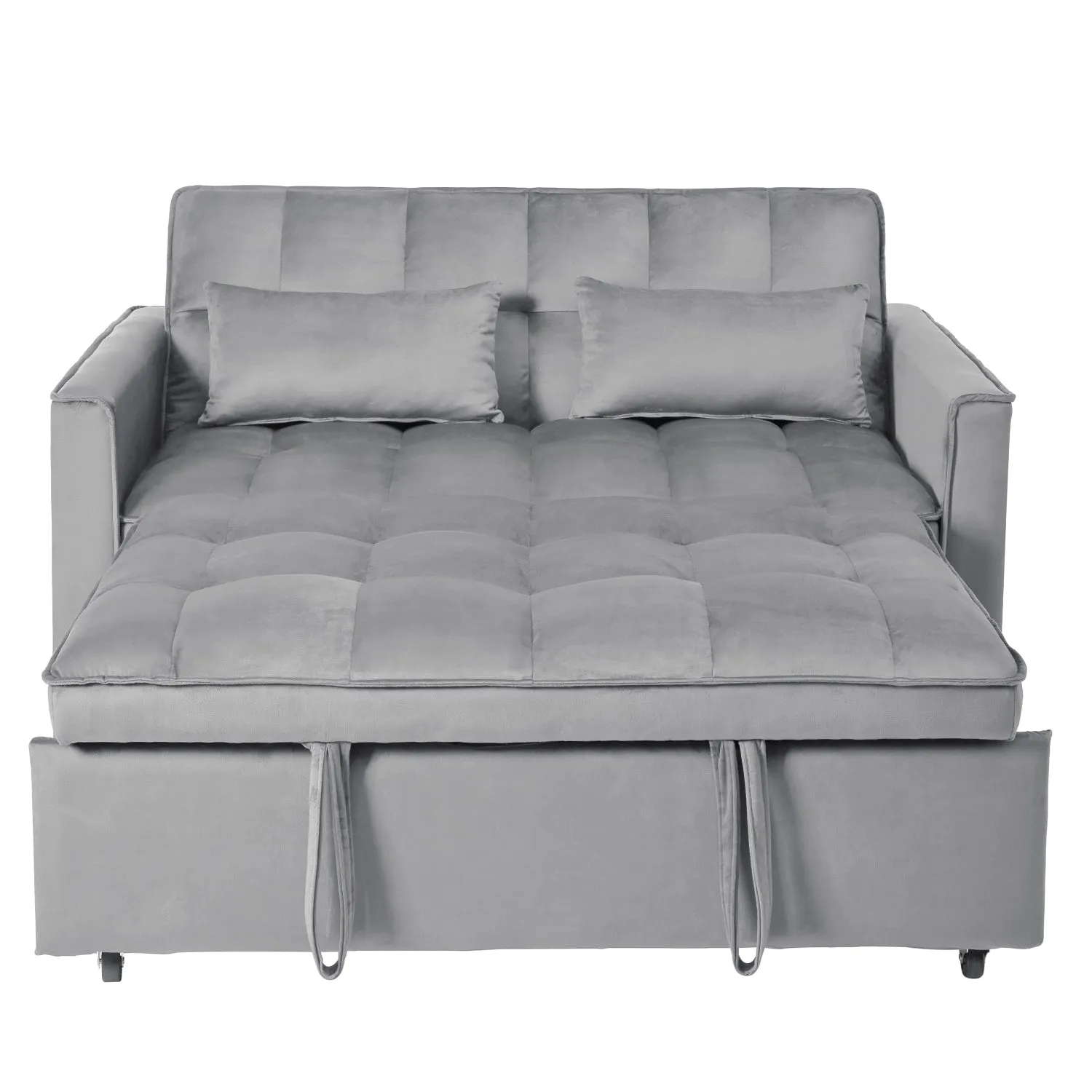 Streamdale 3-in-1 Convertible Sofa Bed - Light Gray