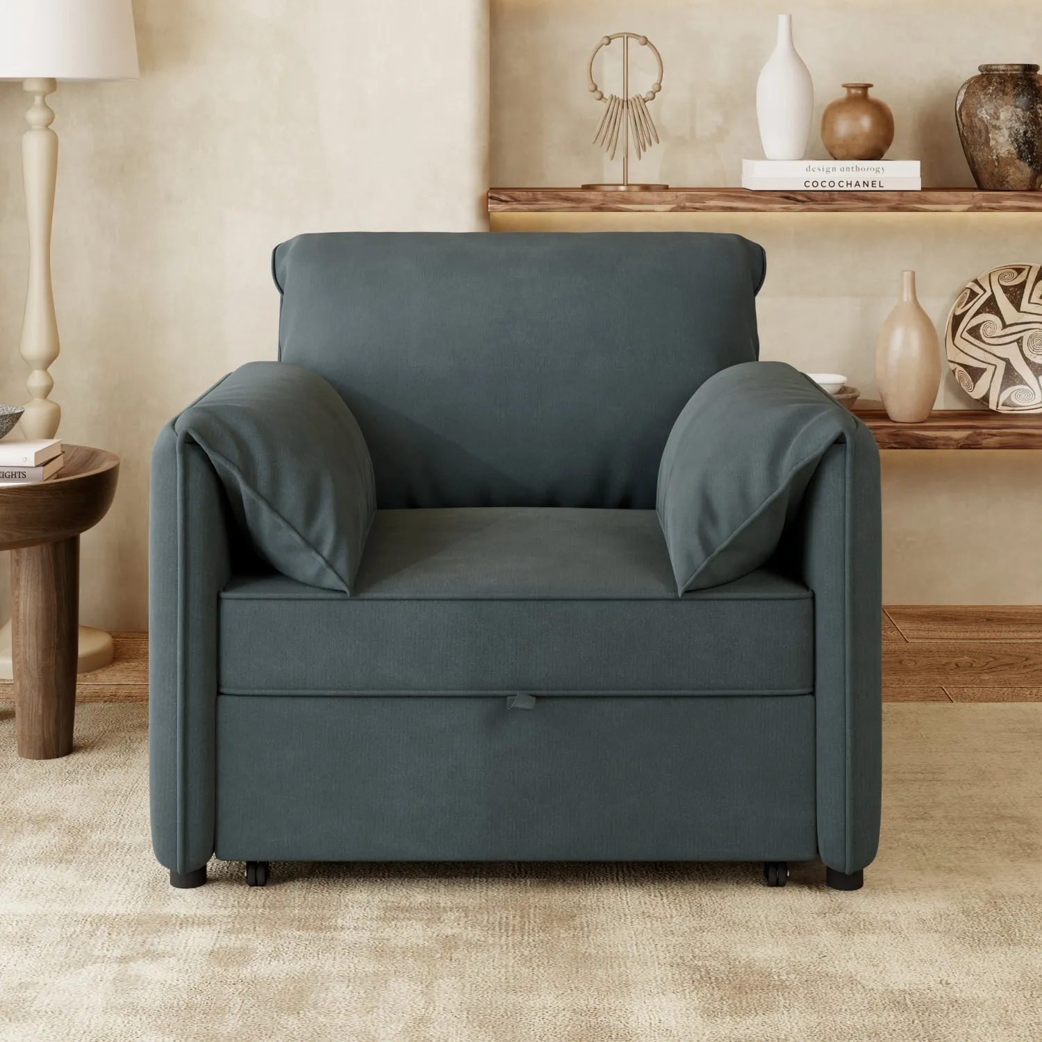 Streamdale Convertible Pull Out Sofa Bed Sleeper Chair