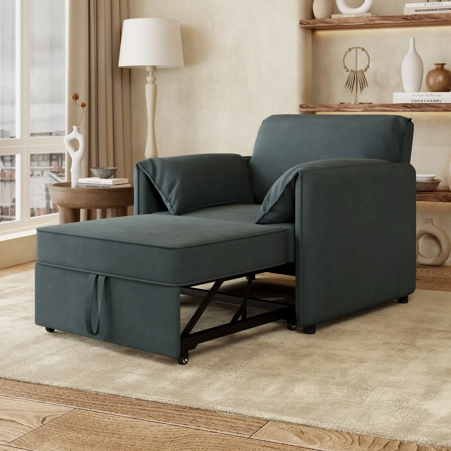 Streamdale Convertible Pull Out Sofa Bed Sleeper Chair
