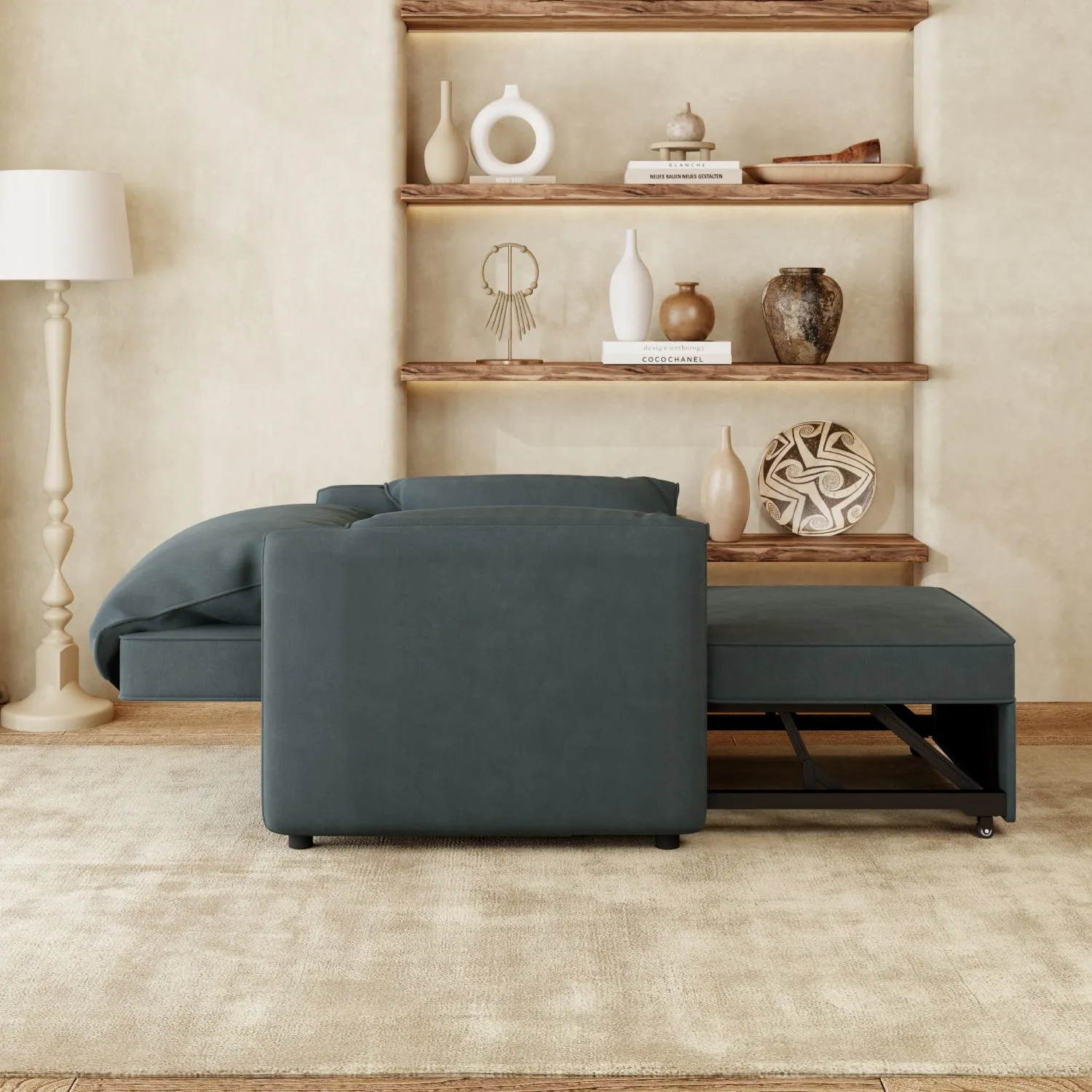 Streamdale Convertible Pull Out Sofa Bed Sleeper Chair
