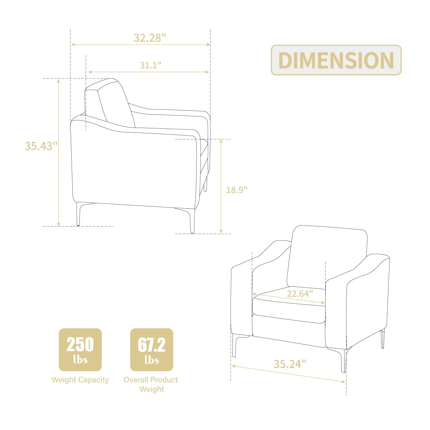 Streamdale Gray Corduroy Convertible Sectional Sofa
